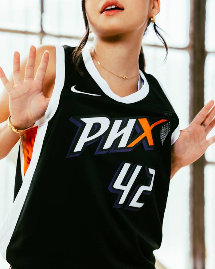 Nike Adult Phoenix Mercury Brittney Griner Black Replica Rebel Jersey