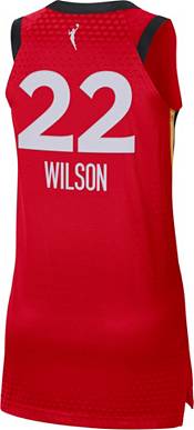 Nike Adult Las Vegas Aces A'ja Wilson Red Victory Explorer Jersey, Men's, Xs