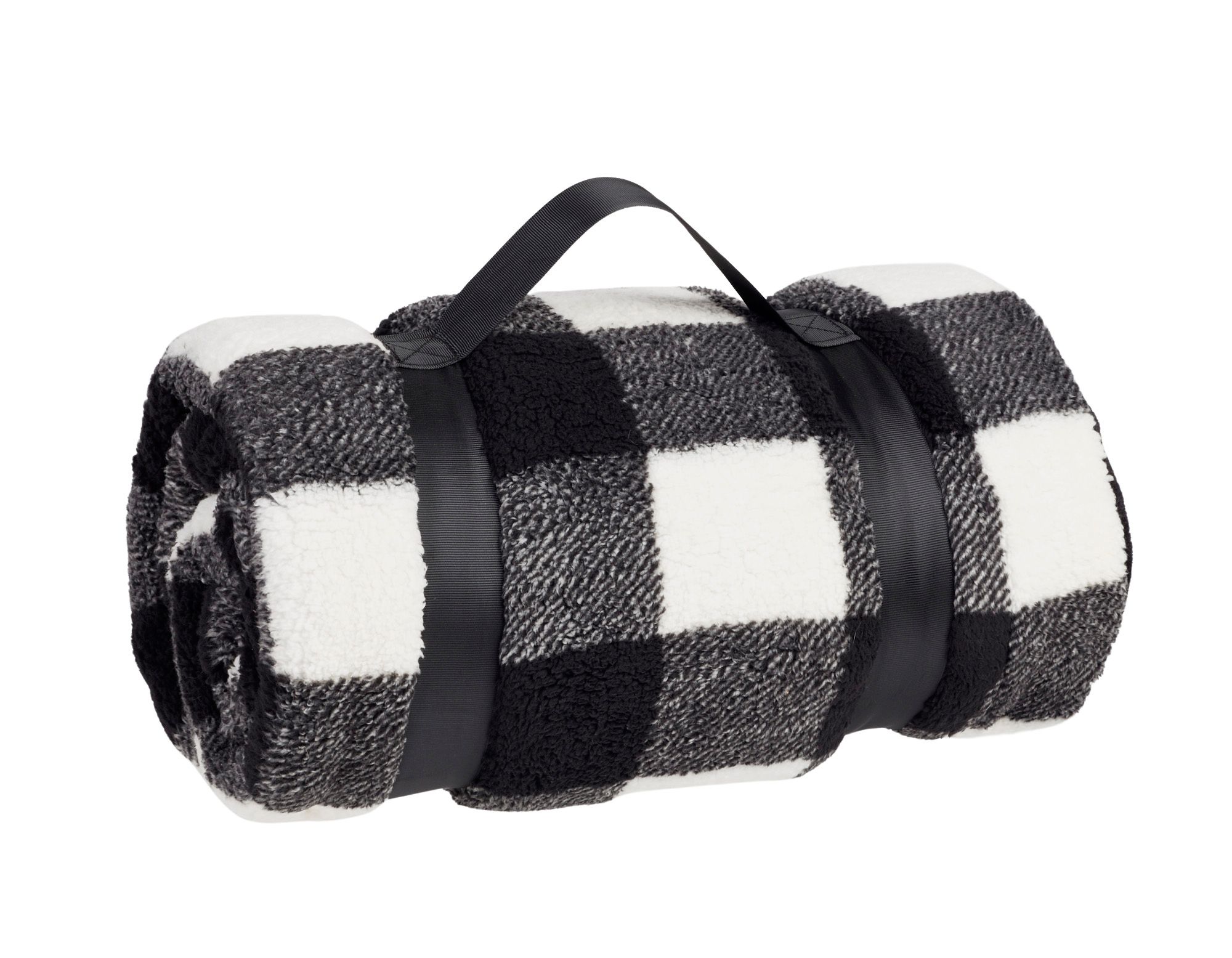 DICK's Sporting Goods Cozy Buff Checkered Sherpa Blanket product image
