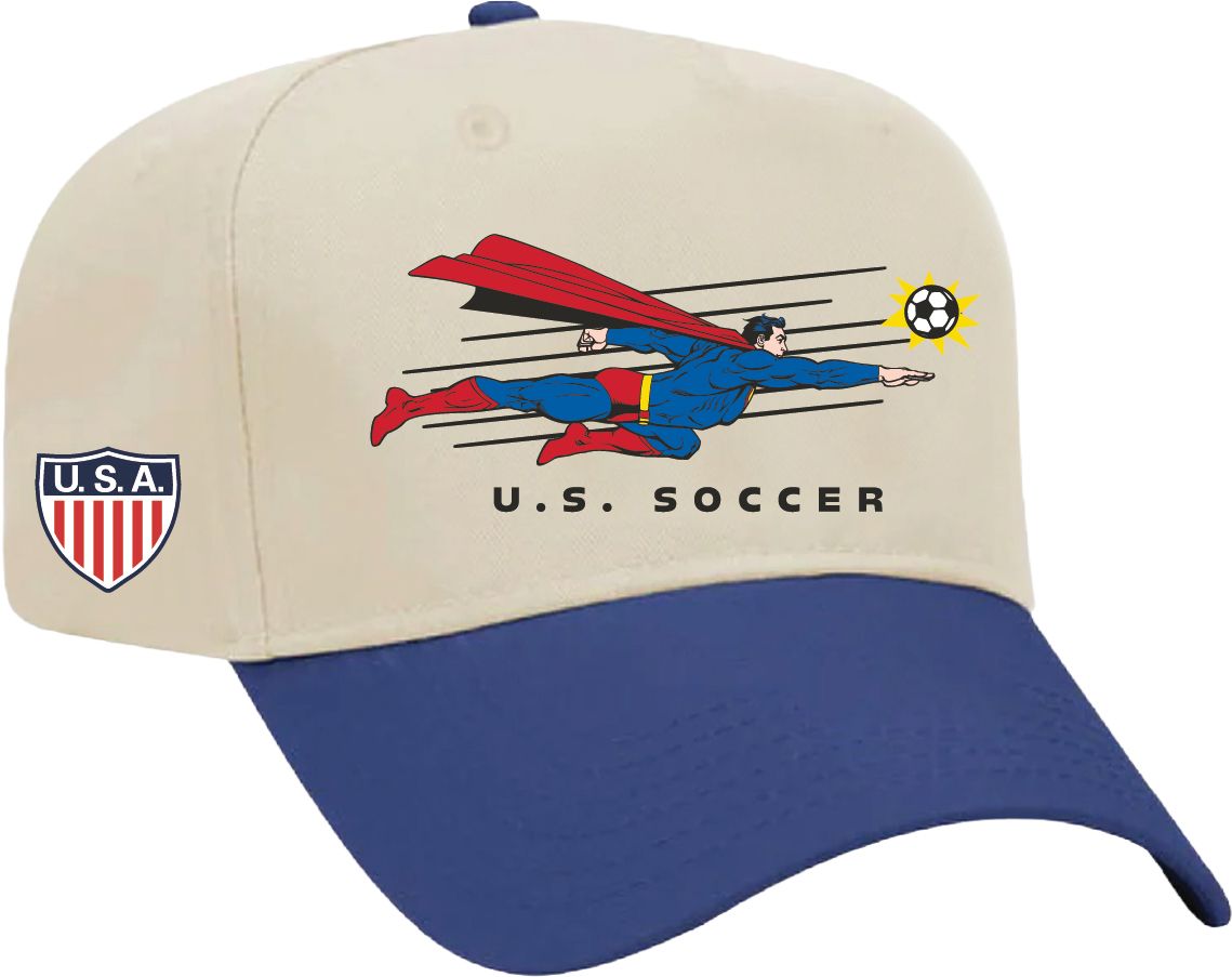 Peace Collective Adult U.S. Soccer | DC Worlds Collide Superman Flight LA Snapback Hat product image