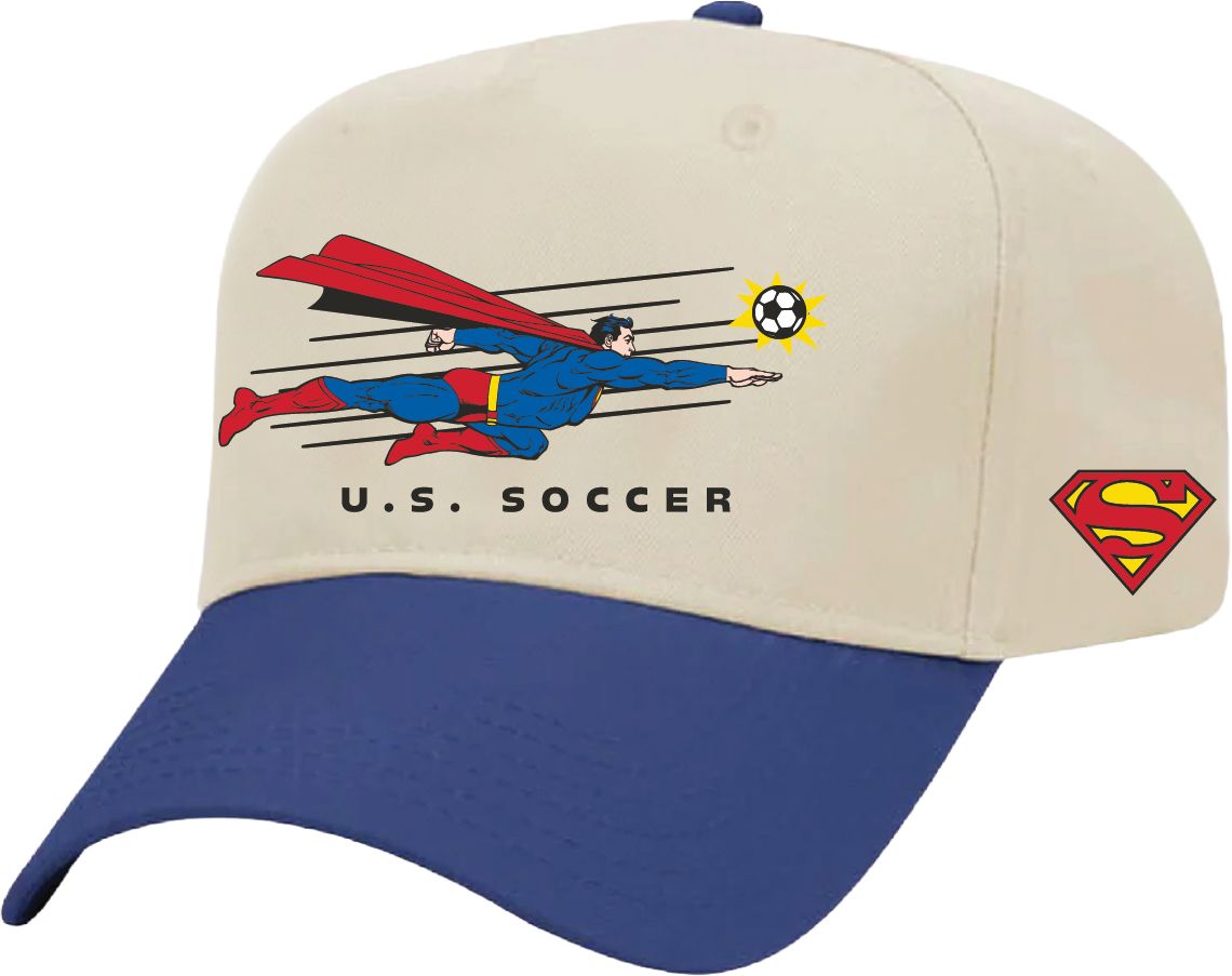 Peace Collective Adult U.S. Soccer | DC Worlds Collide Superman Flight Miami Snapback Hat product image