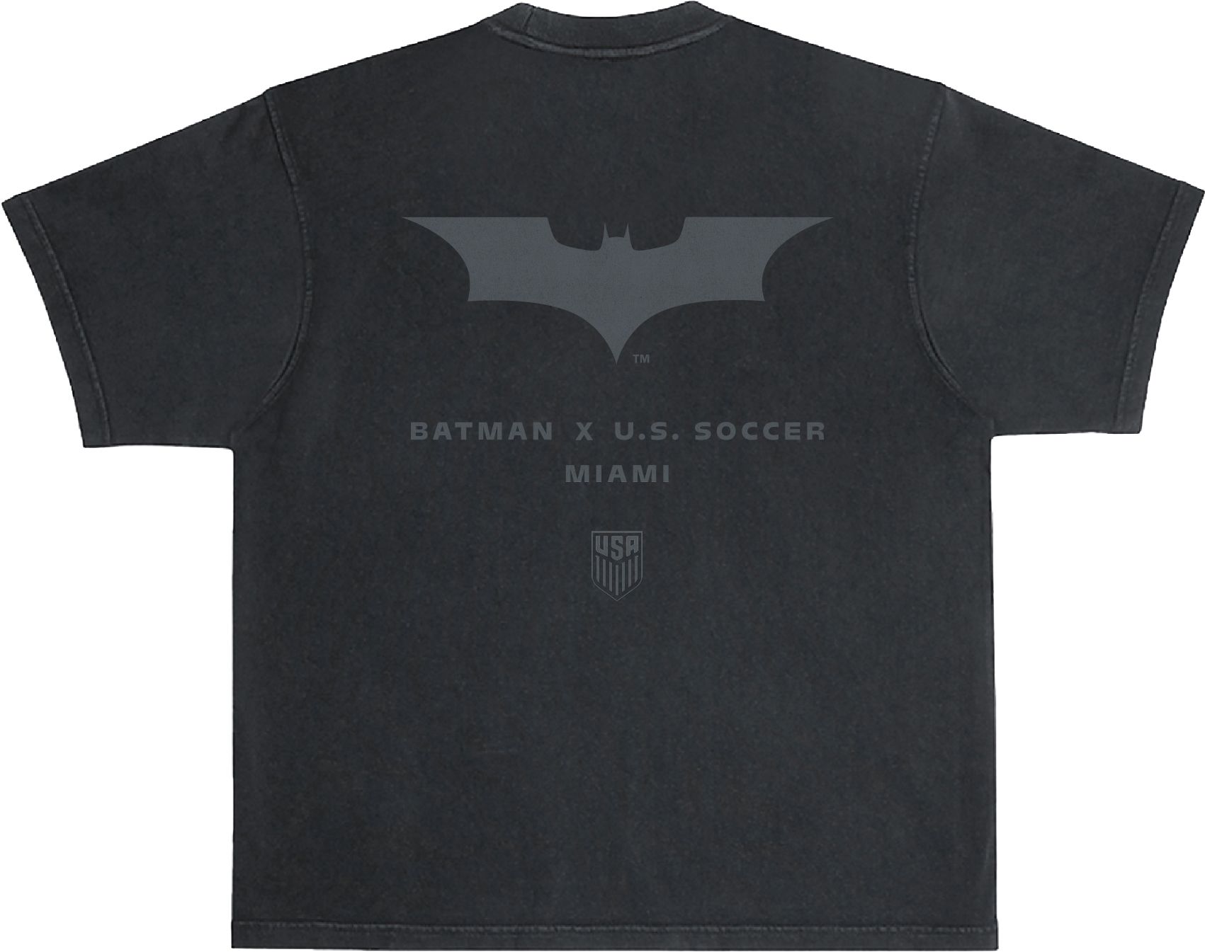 Peace Collective Adult U.S. Soccer | DC Worlds Collide Batman Halo Miami T-Shirt product image