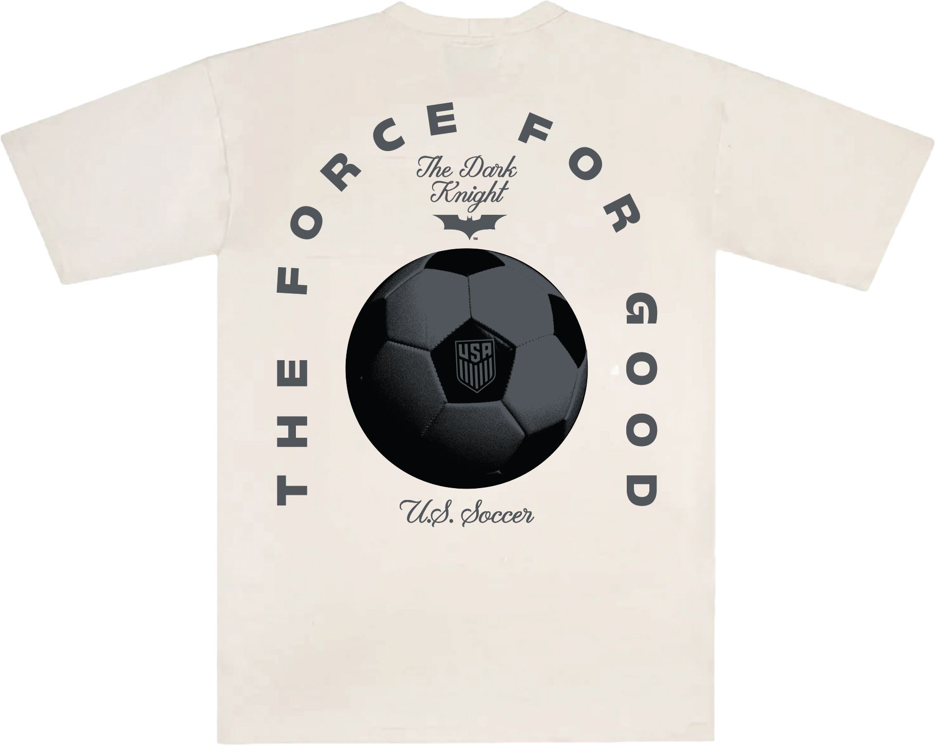 Peace Collective Adult U.S. Soccer | DC Worlds Collide Batman Force For Good T-Shirt product image