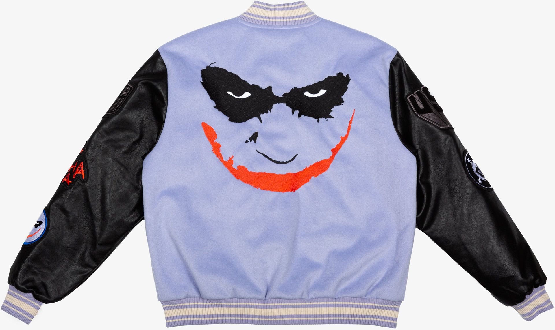 Peace Collective Adult U.S. Soccer | DC Worlds Collide Joker Varsity Jacket product image