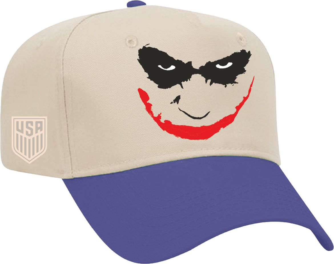 Peace Collective Adult U.S. Soccer | DC Worlds Collide Joker Face New York City Snapback Hat product image