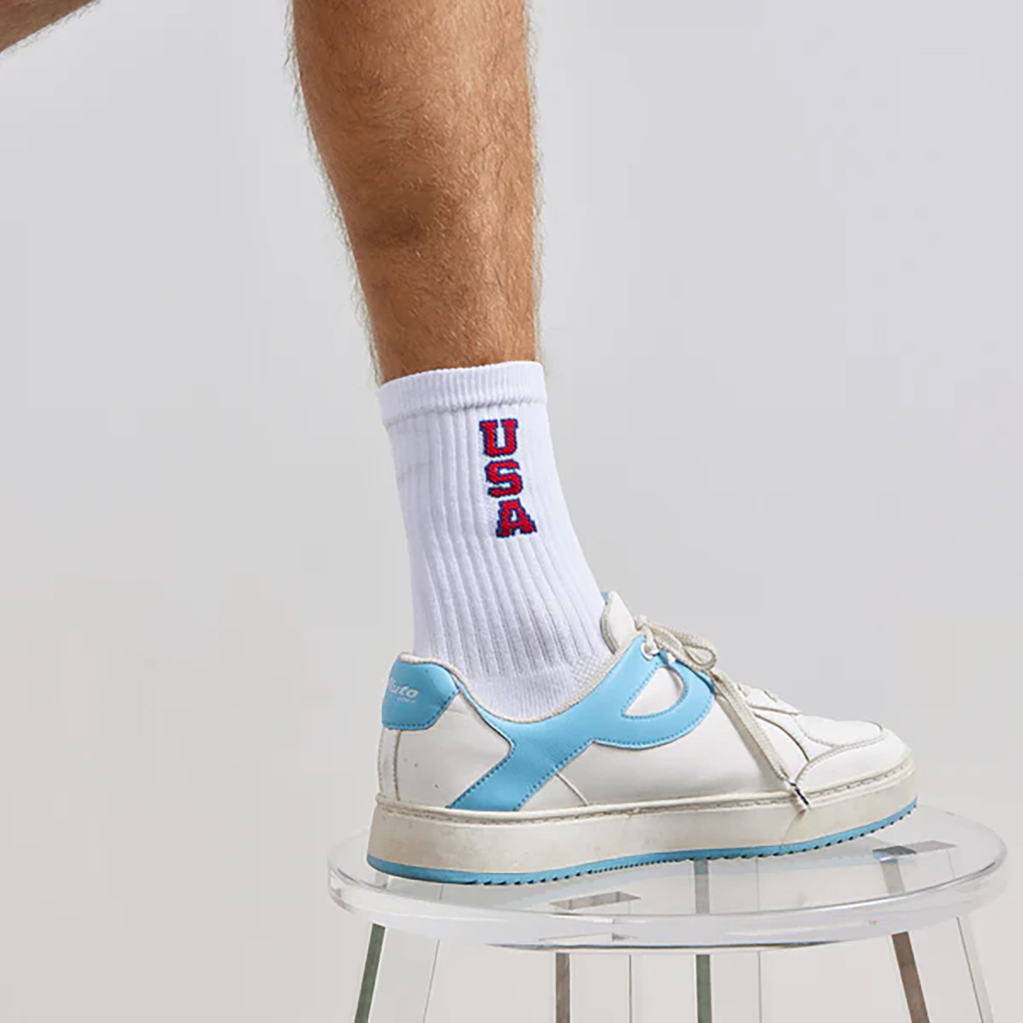Del Campo Golf Block USA Crew Golf Sock product image