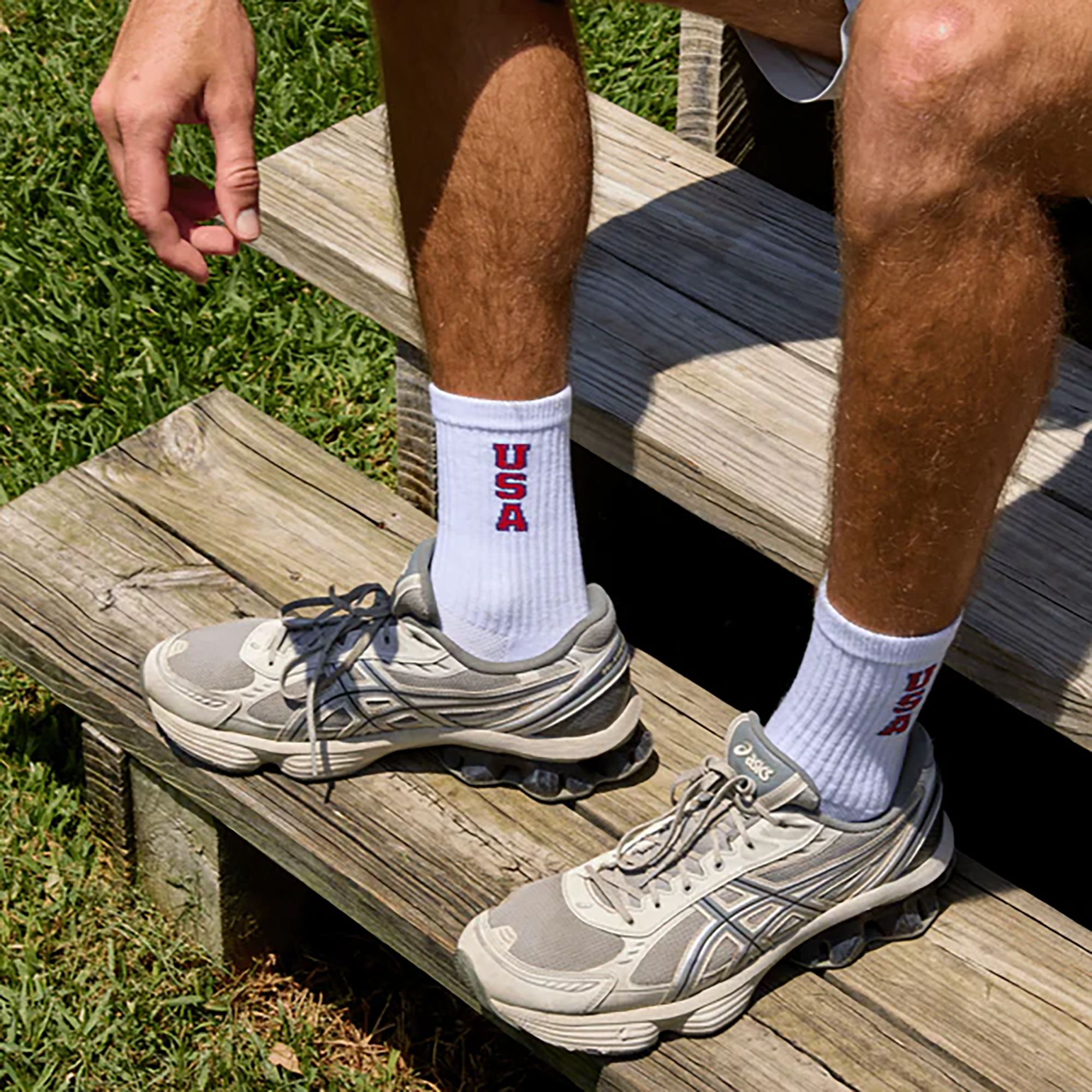 Del Campo Golf Block USA Crew Golf Sock product image