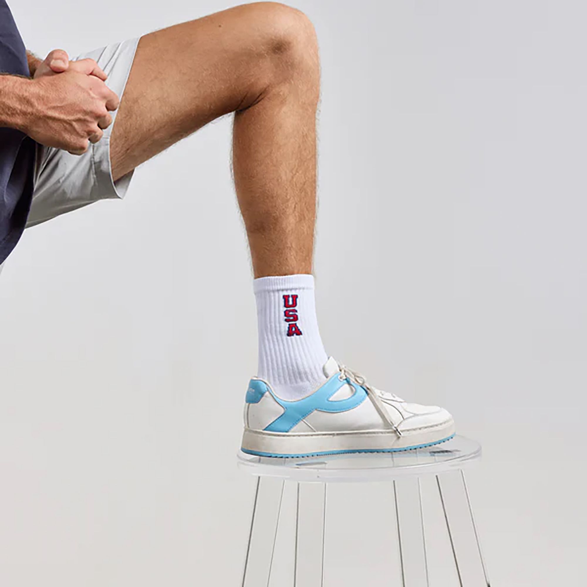 Del Campo Golf Block USA Crew Golf Sock product image