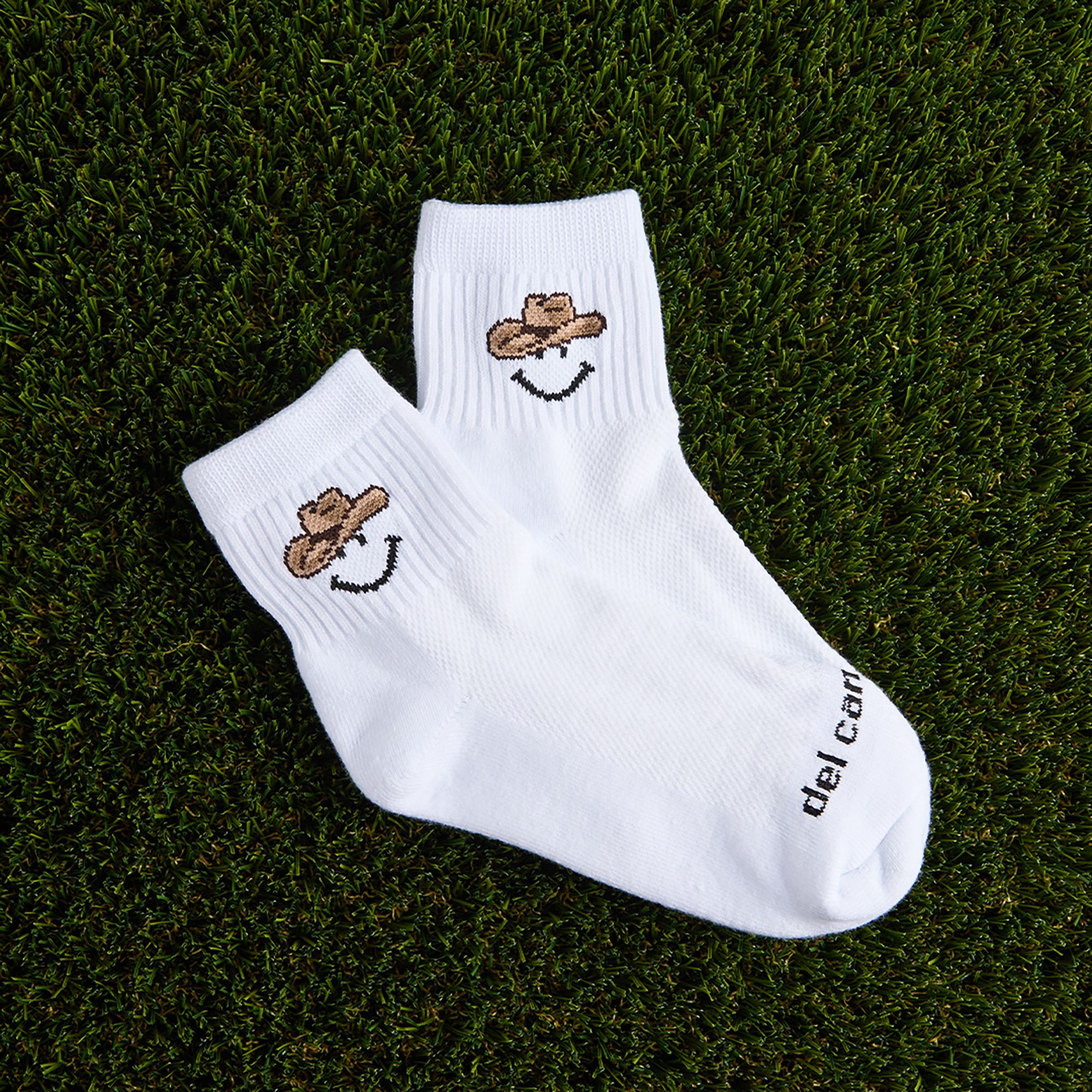 Del Campo Golf Cowboy Smiley Golf Sock product image