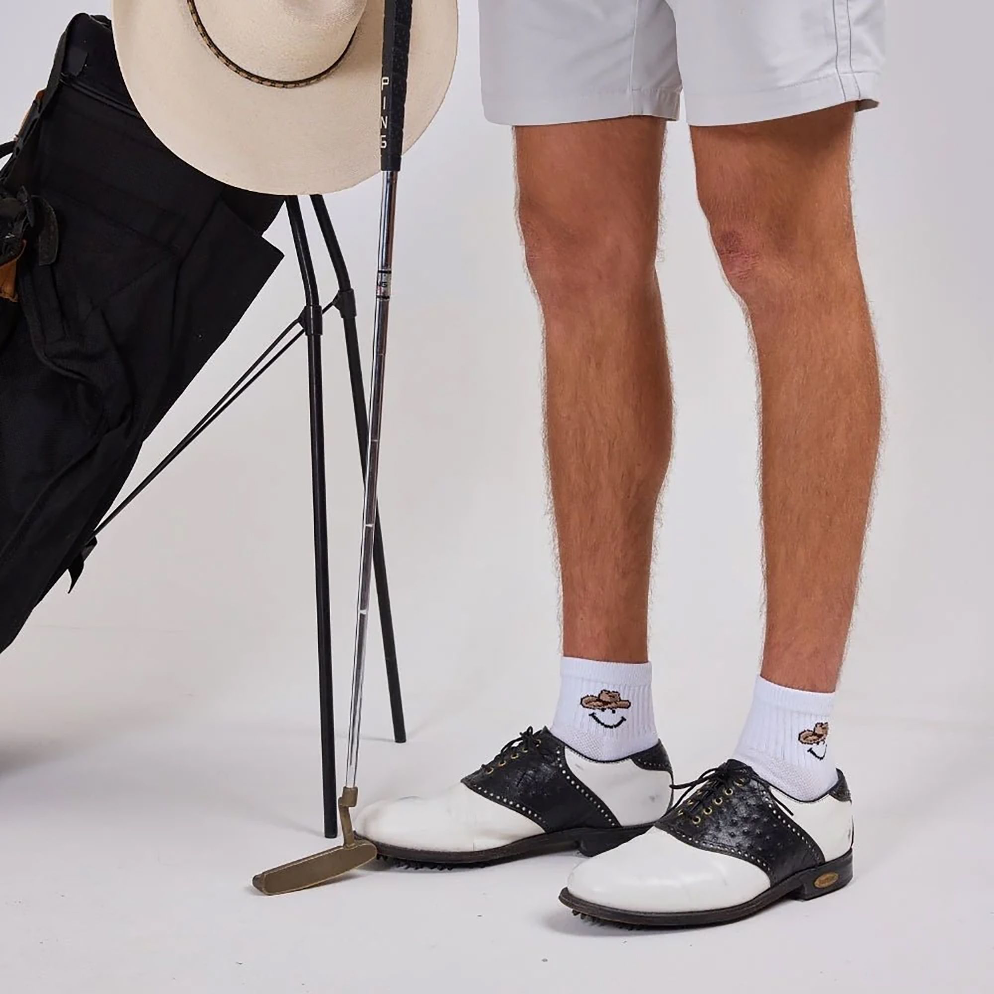 Del Campo Golf Cowboy Smiley Golf Sock product image