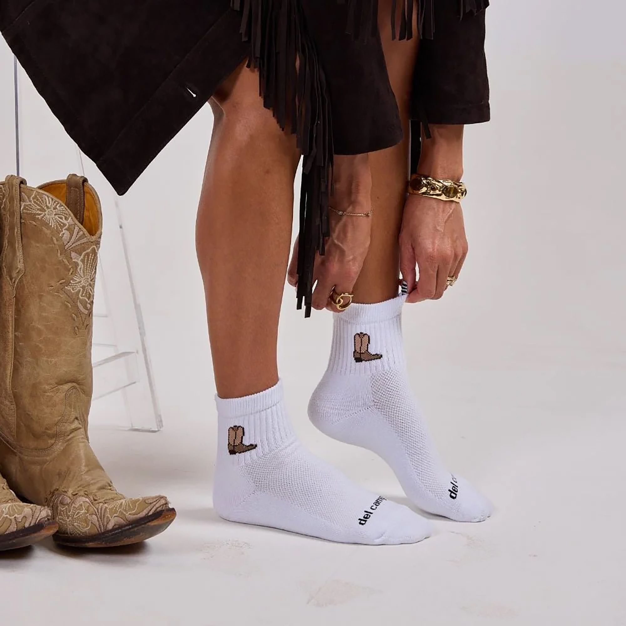 Del Campo Golf Cowboy Boot Golf Sock product image