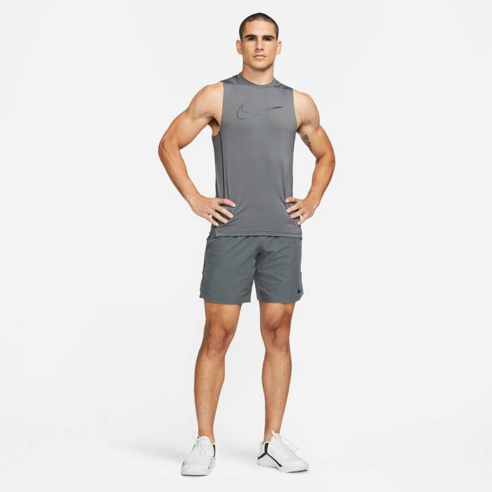 Nike Pro Combat Sleeveless Compression Shirt Men's Small Dark Green