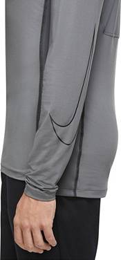Nike Men's Pro Dri-Fit Slim Fit Long-Sleeve Top Black/White