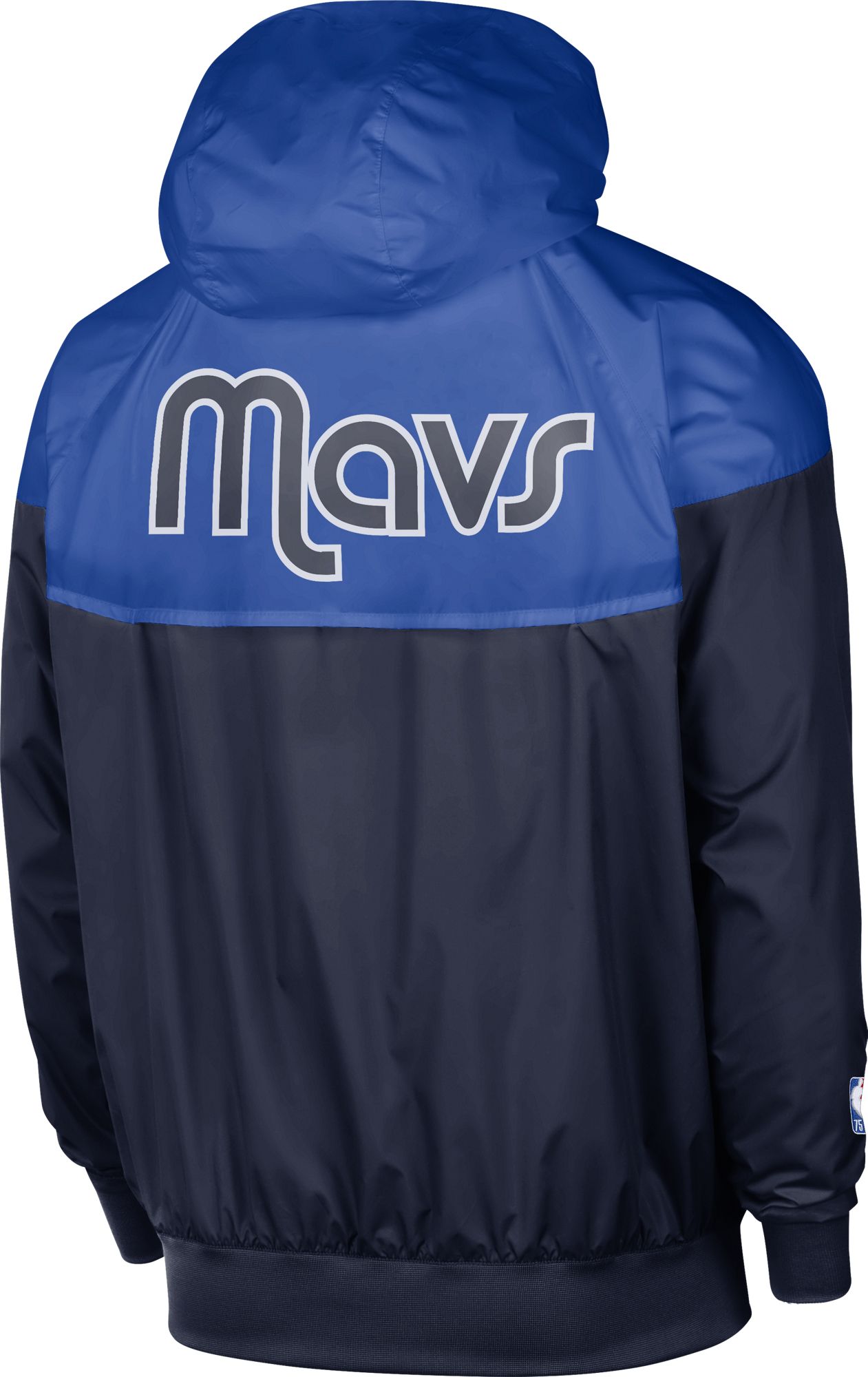 Nike Men's Dallas Mavericks Blue Lightweight Windrunner Jacket product image