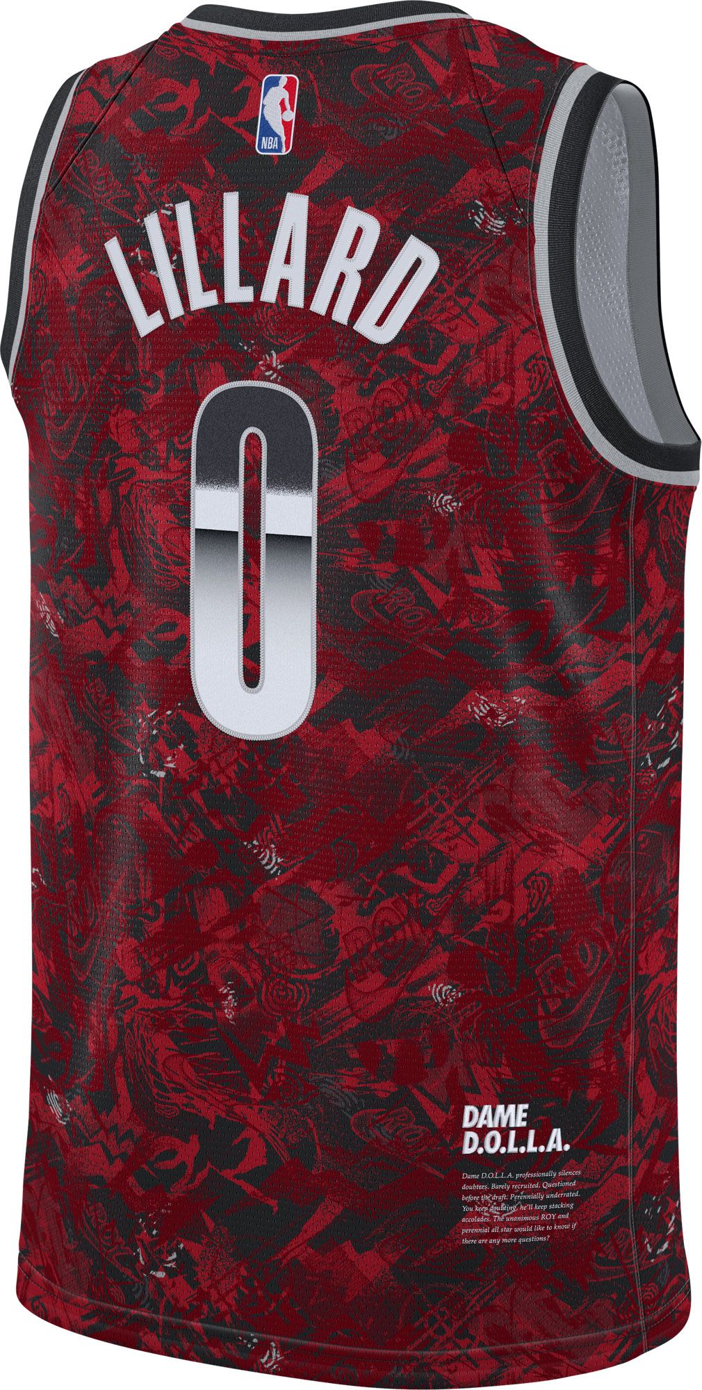 Nike Men's Portland Trail Blazers Damian Lillard Rookie-of-the-Year Jersey product image