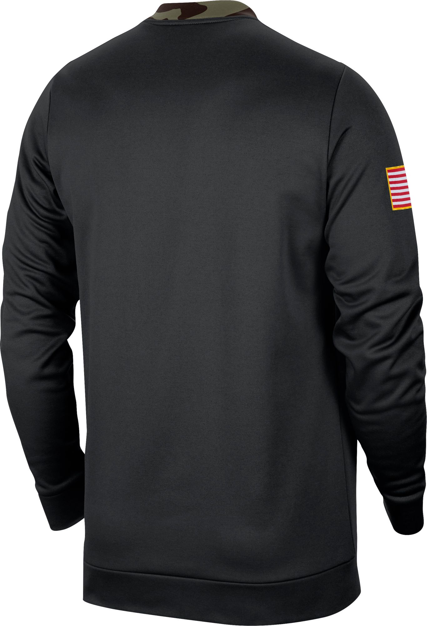 Jordan Men's Florida Gators Black/Camo Therma Military Appreciation Crew Neck Sweatshirt product image