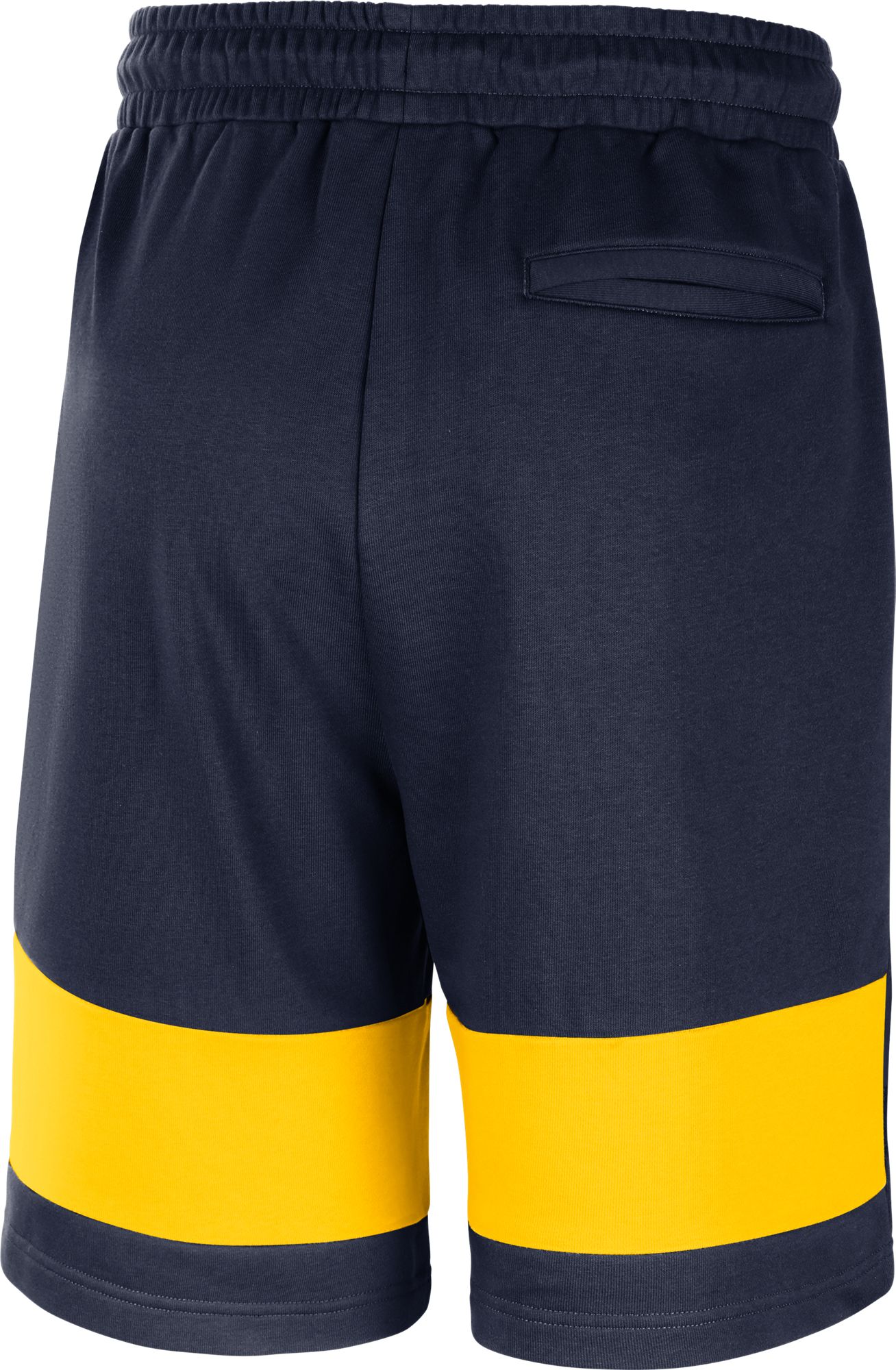 Jordan Men's Michigan Wolverines Blue Football Team Issue Fleece Practice Shorts product image
