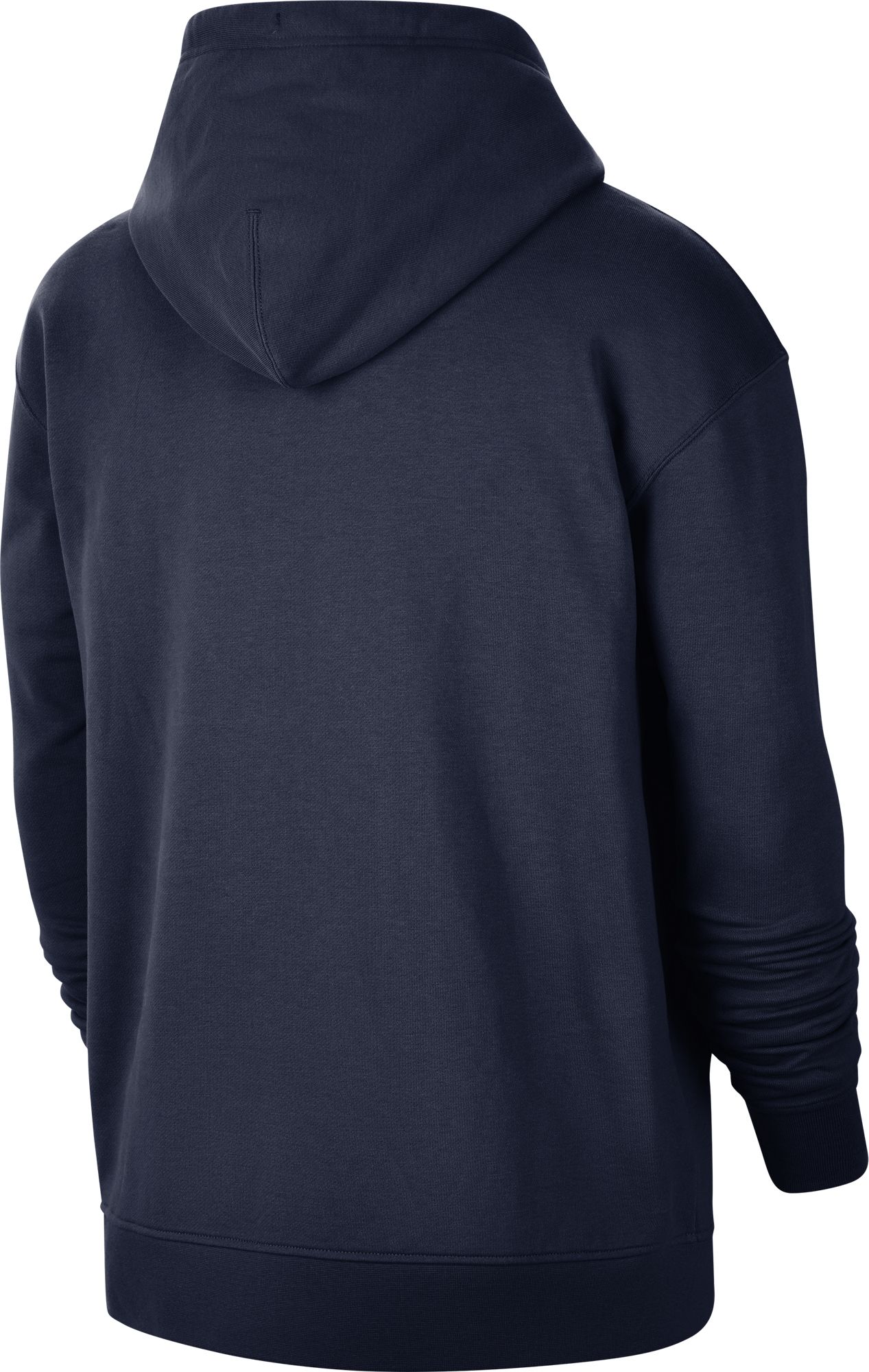 Jordan Men's North Carolina Tar Heels Navy Football Team Issue Travel Fleece Hoodie product image