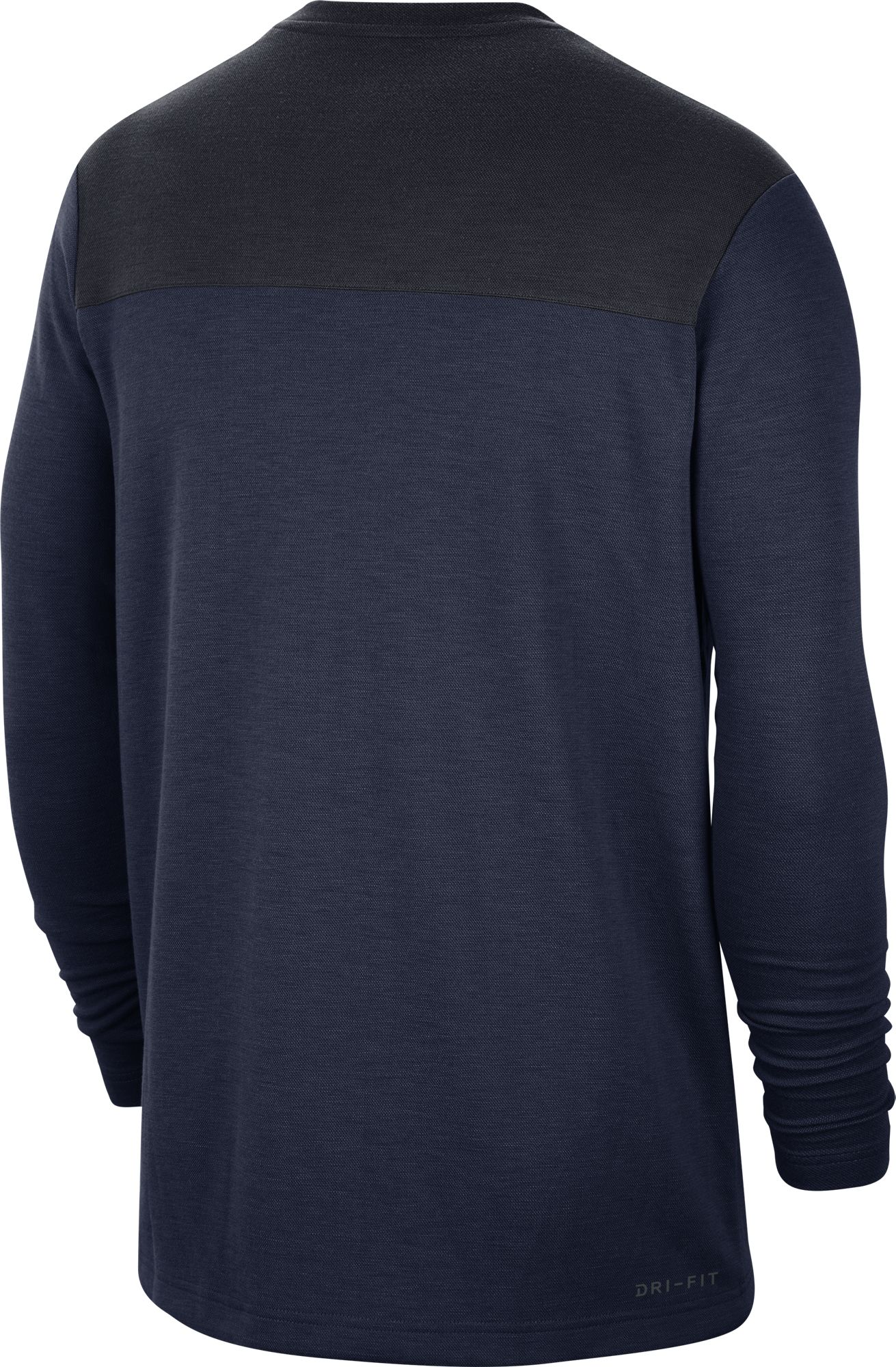 Jordan Men's Michigan Wolverines Blue Dri-FIT Football Team Issue Long Sleeve T-Shirt product image