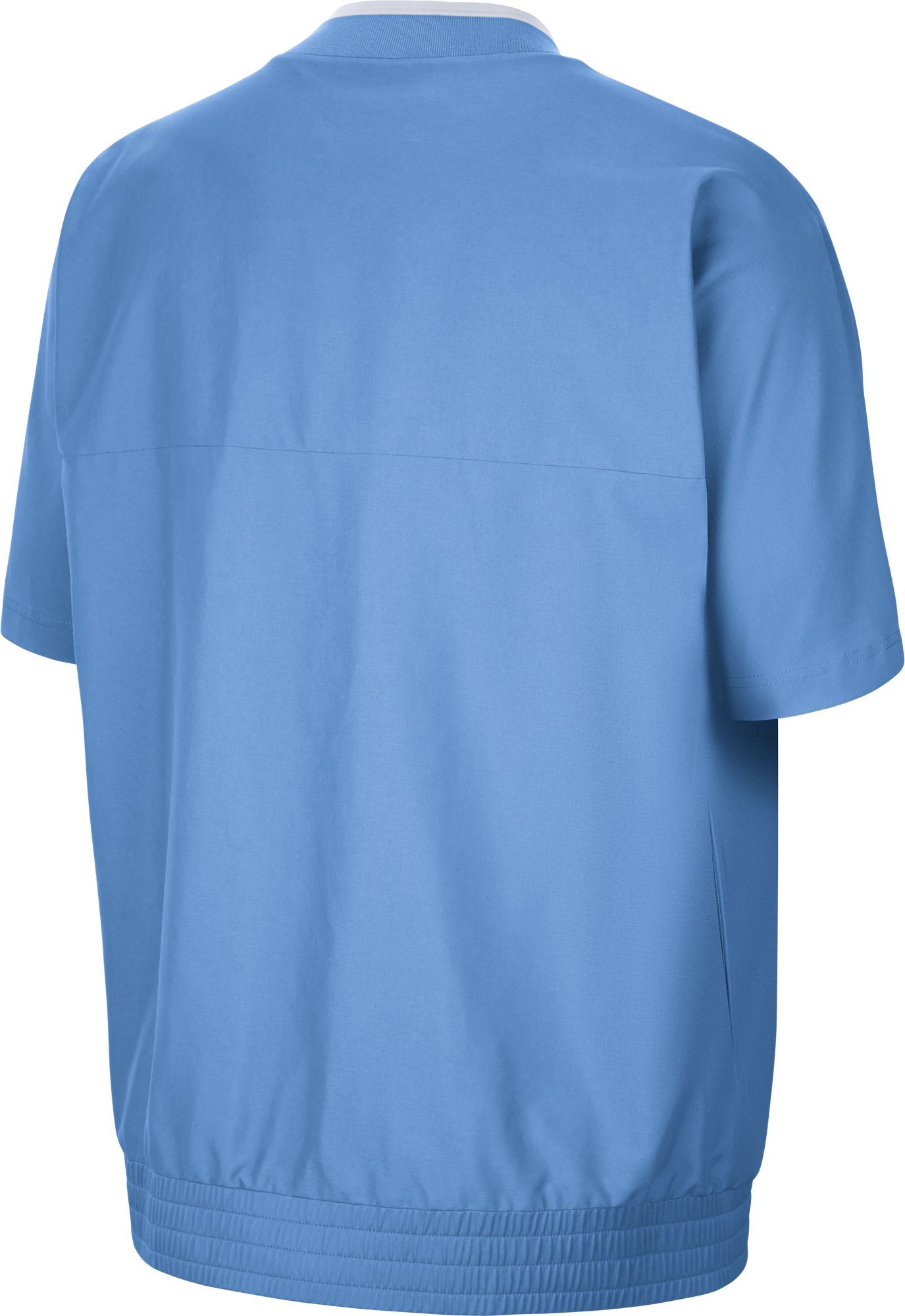 Jordan Men's North Carolina Tar Heels Carolina Blue Football Sideline Coach Short Sleeve Jacket product image