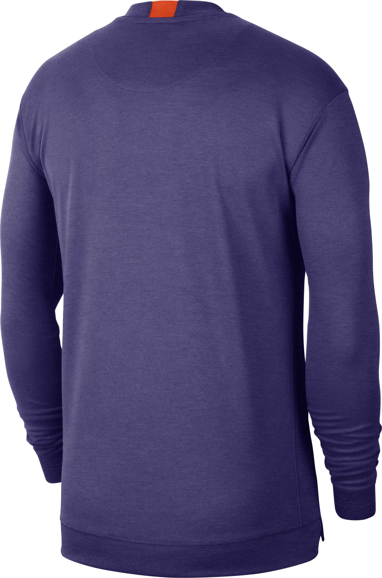Nike Men's Clemson Tigers Purple Spotlight Basketball Long Sleeve T-Shirt product image