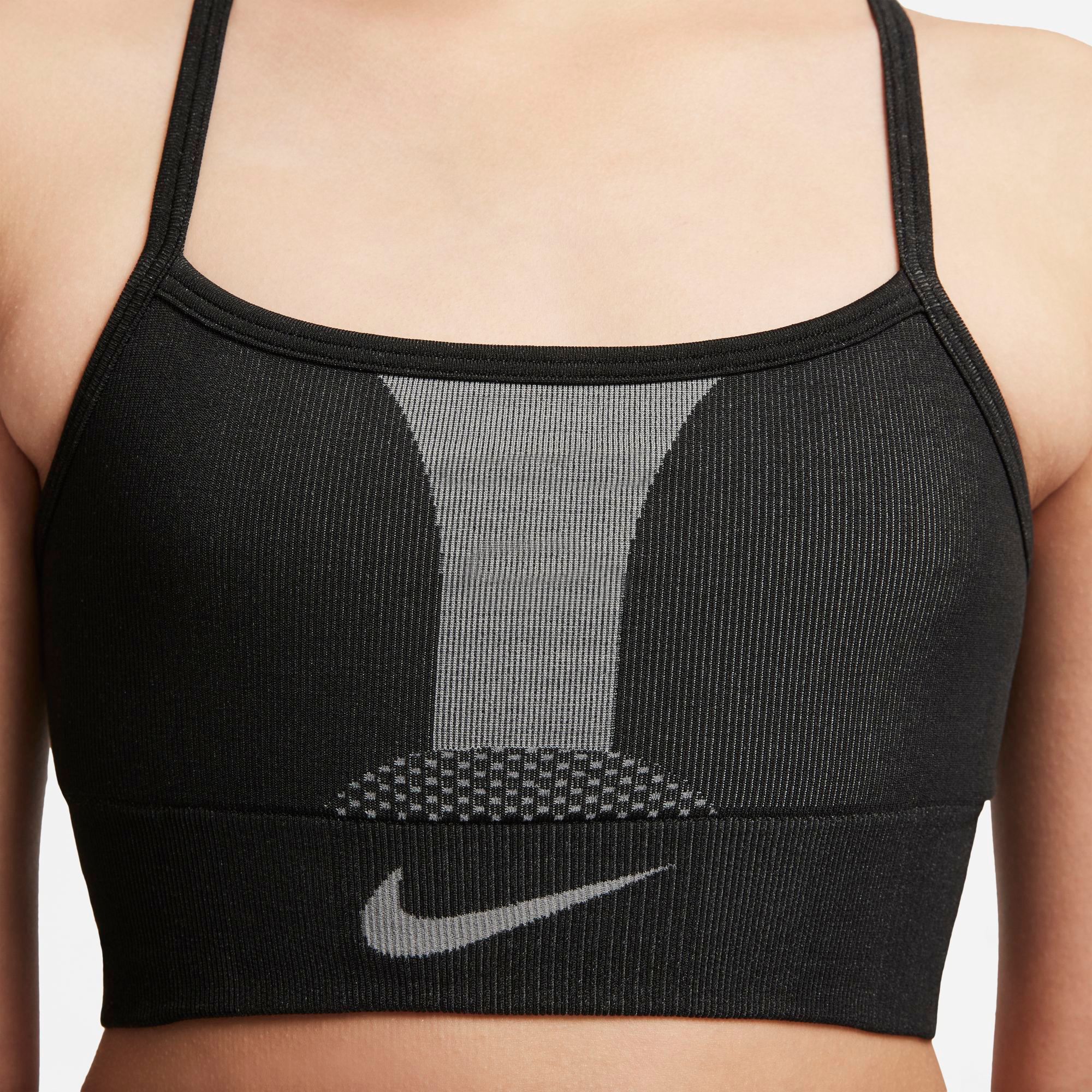 Nike Girls' Dri-FIT Indy Seamless Low Support Sports Bra