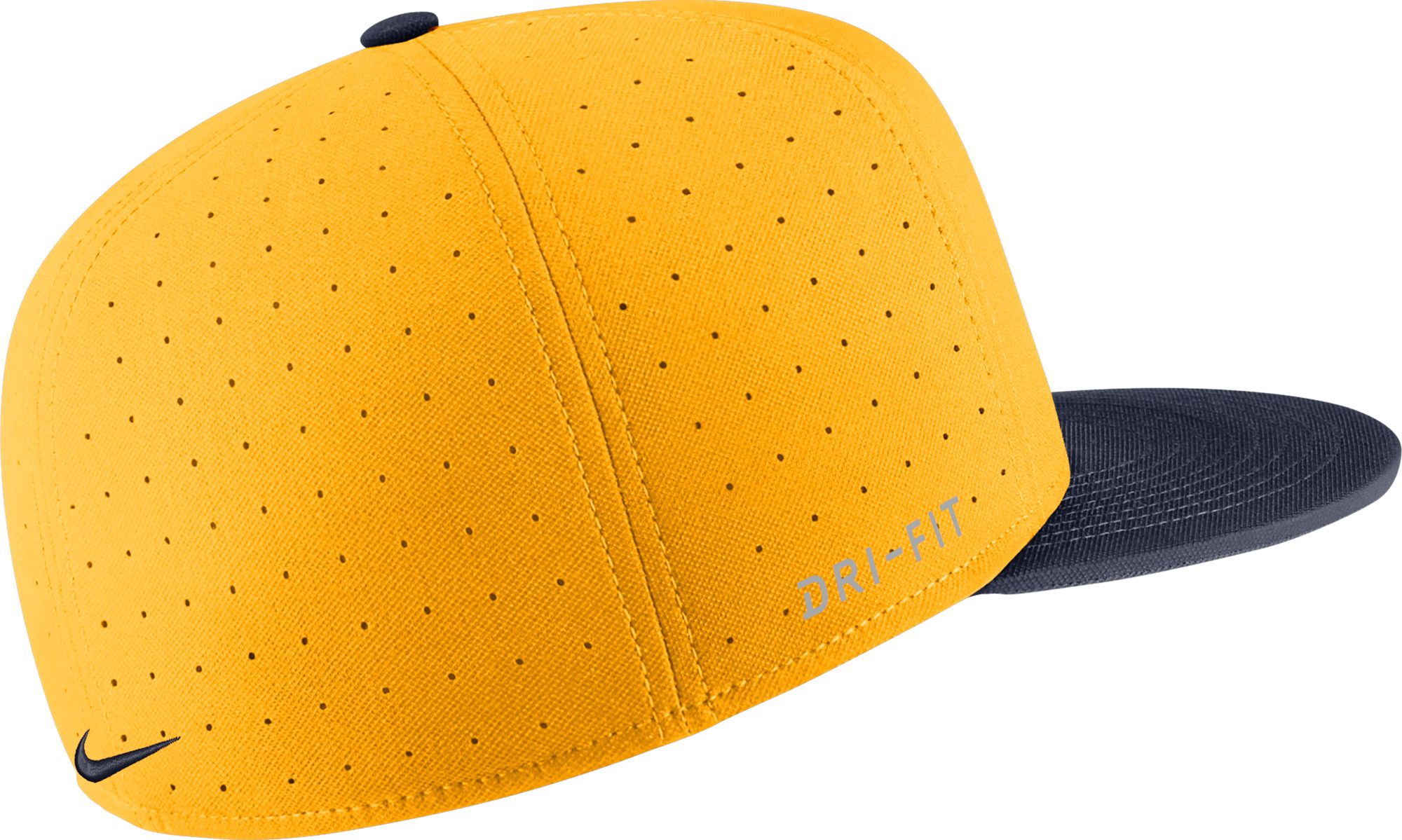 Nike Men's West Virginia Mountaineers Gold AeroBill Fitted Hat product image