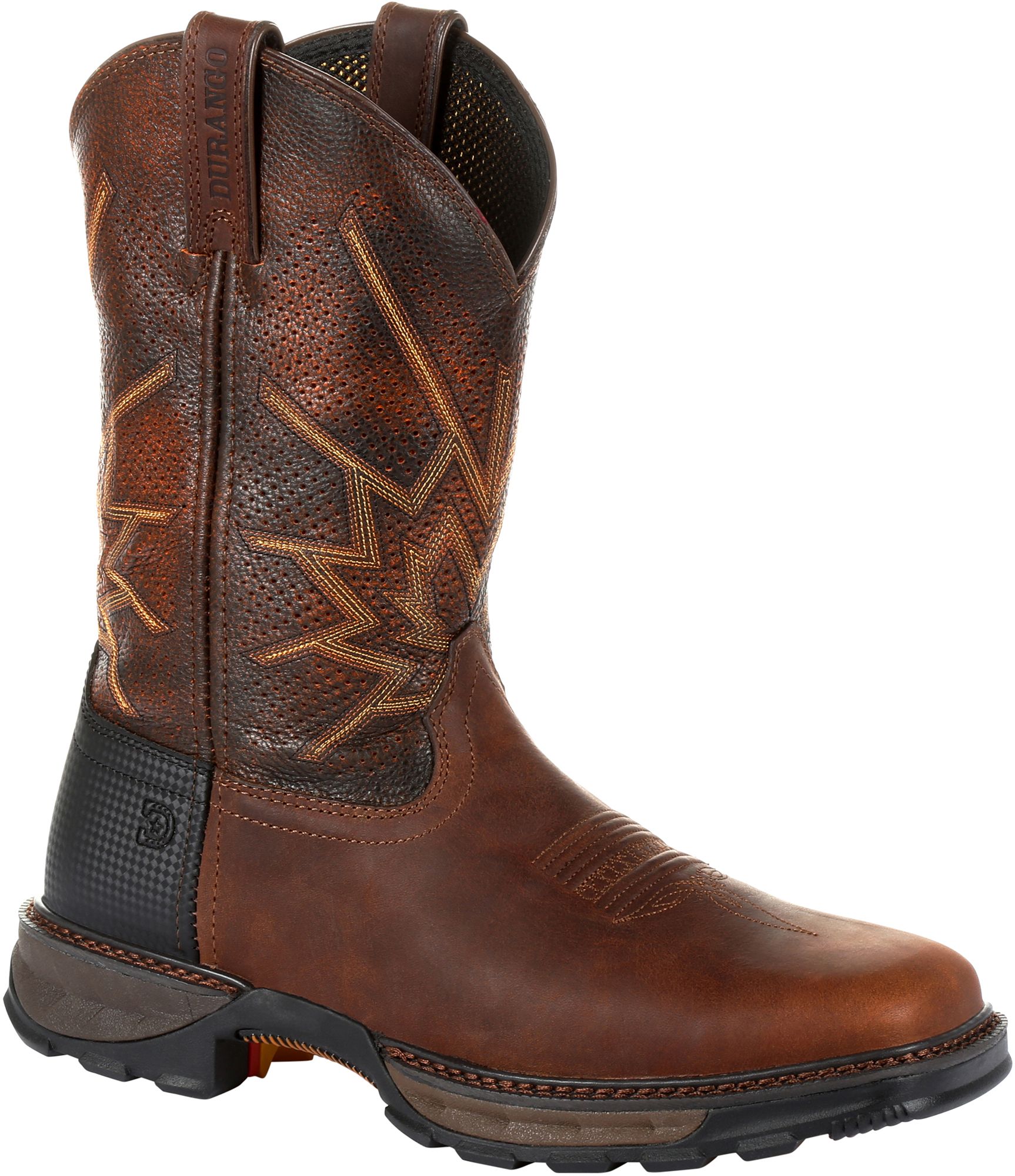 Durango Men's Maverick XP Brown Square Toe Waterproof Lacer Work Boots - Russell's Western Wear, Inc