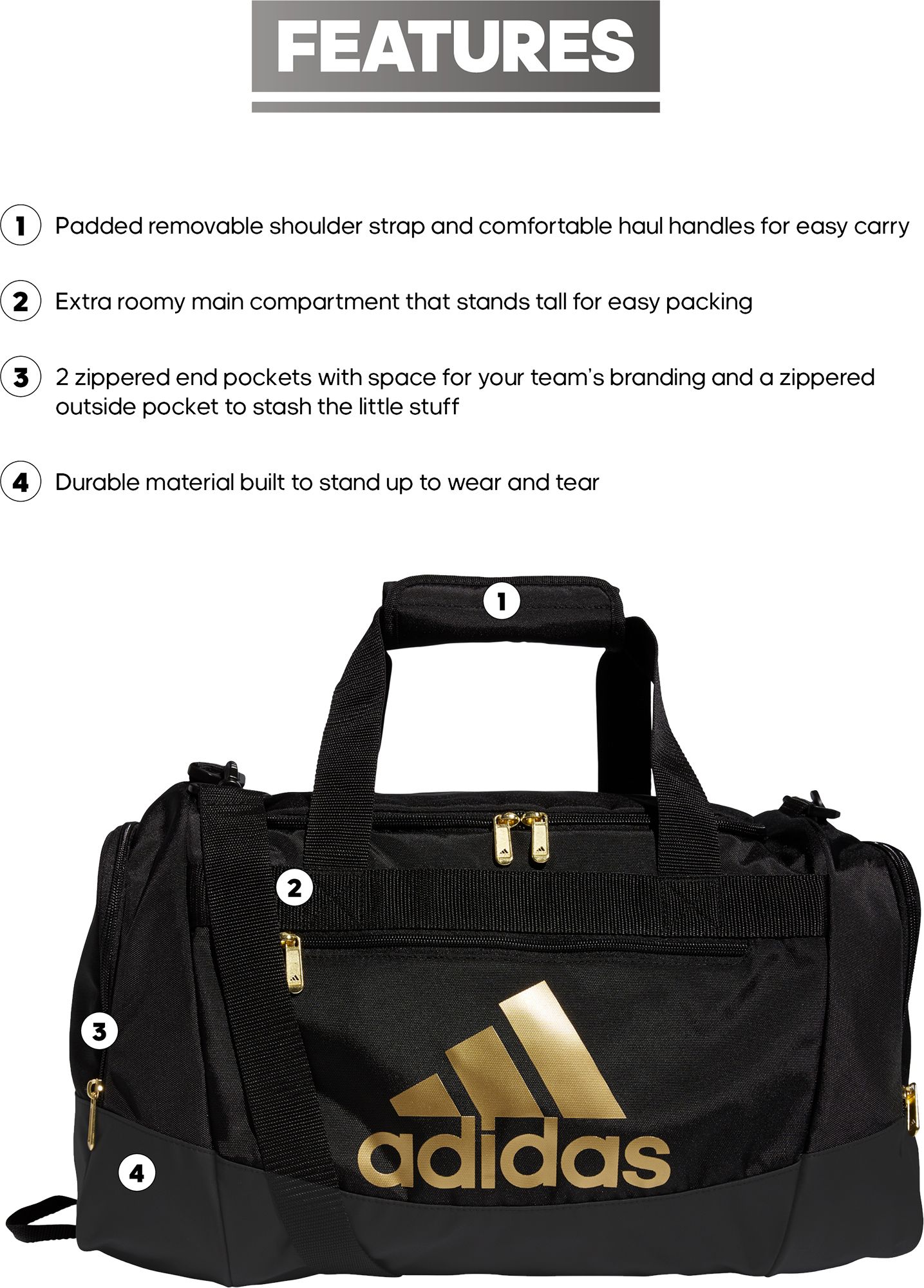 adidas Defender VI Small Duffel Bag product image