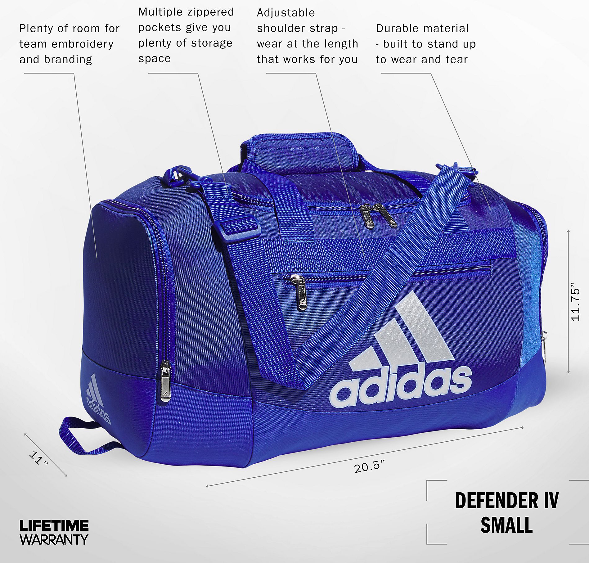 adidas Defender VI Small Duffel Bag product image