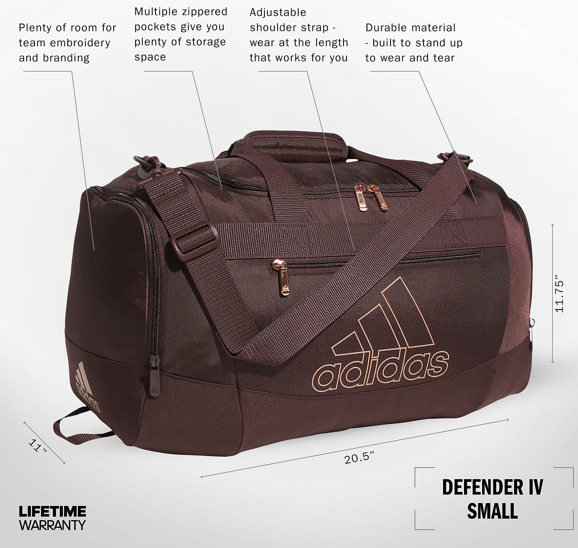 adidas Defender VI Small Duffel Bag product image