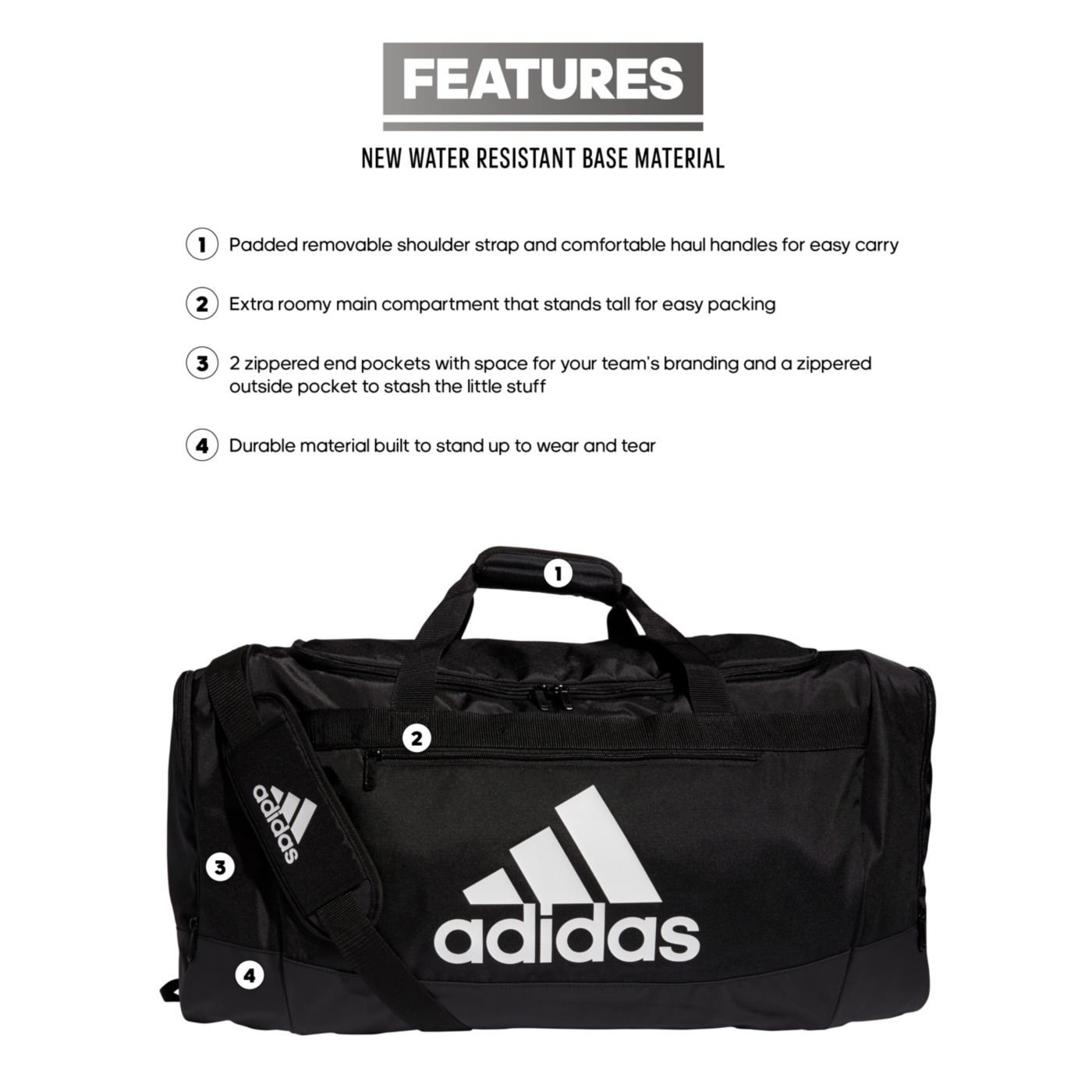 Adidas defender ii duffel bag large deals