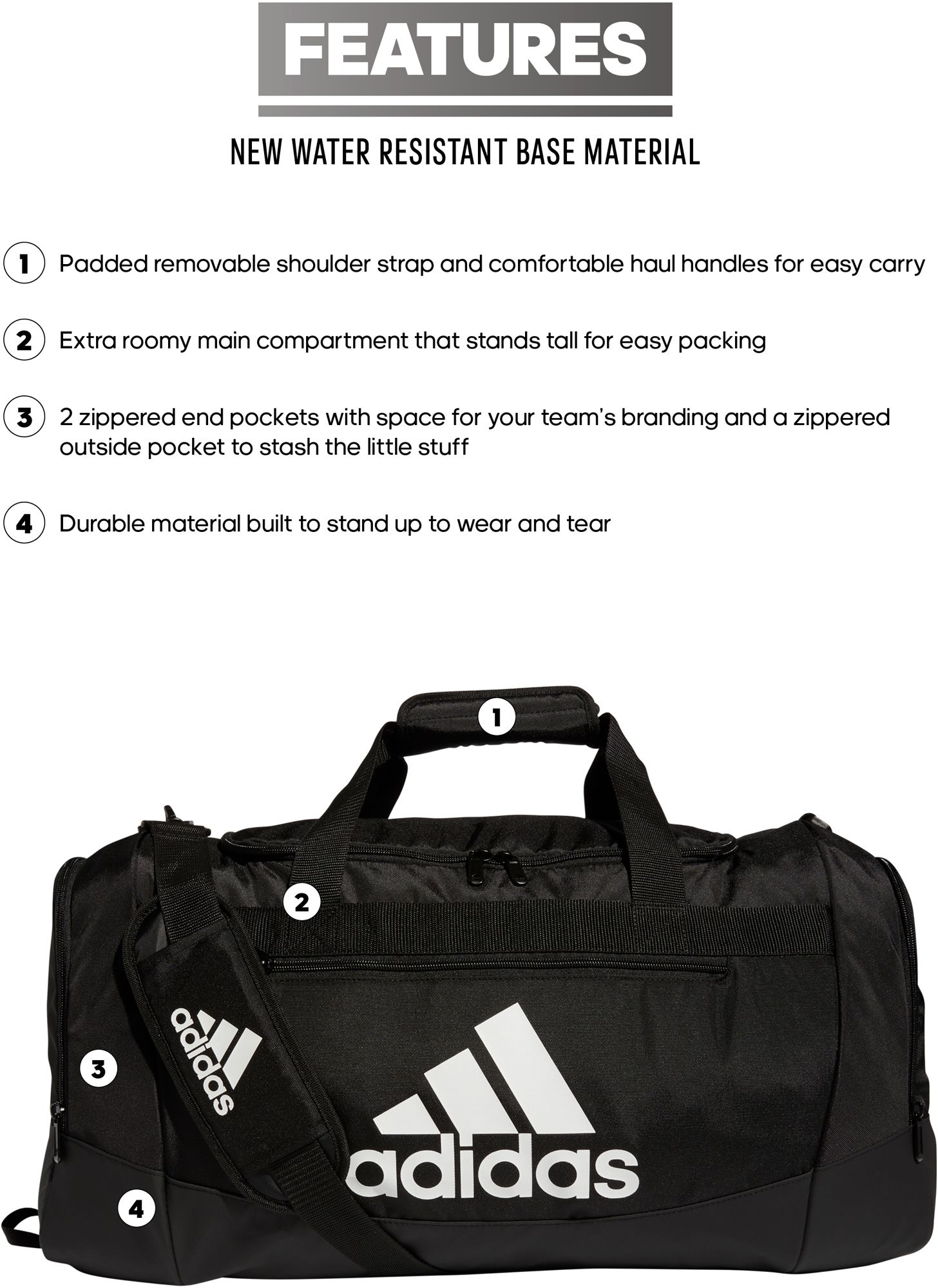 adidas Defender IV Medium Duffel Bag