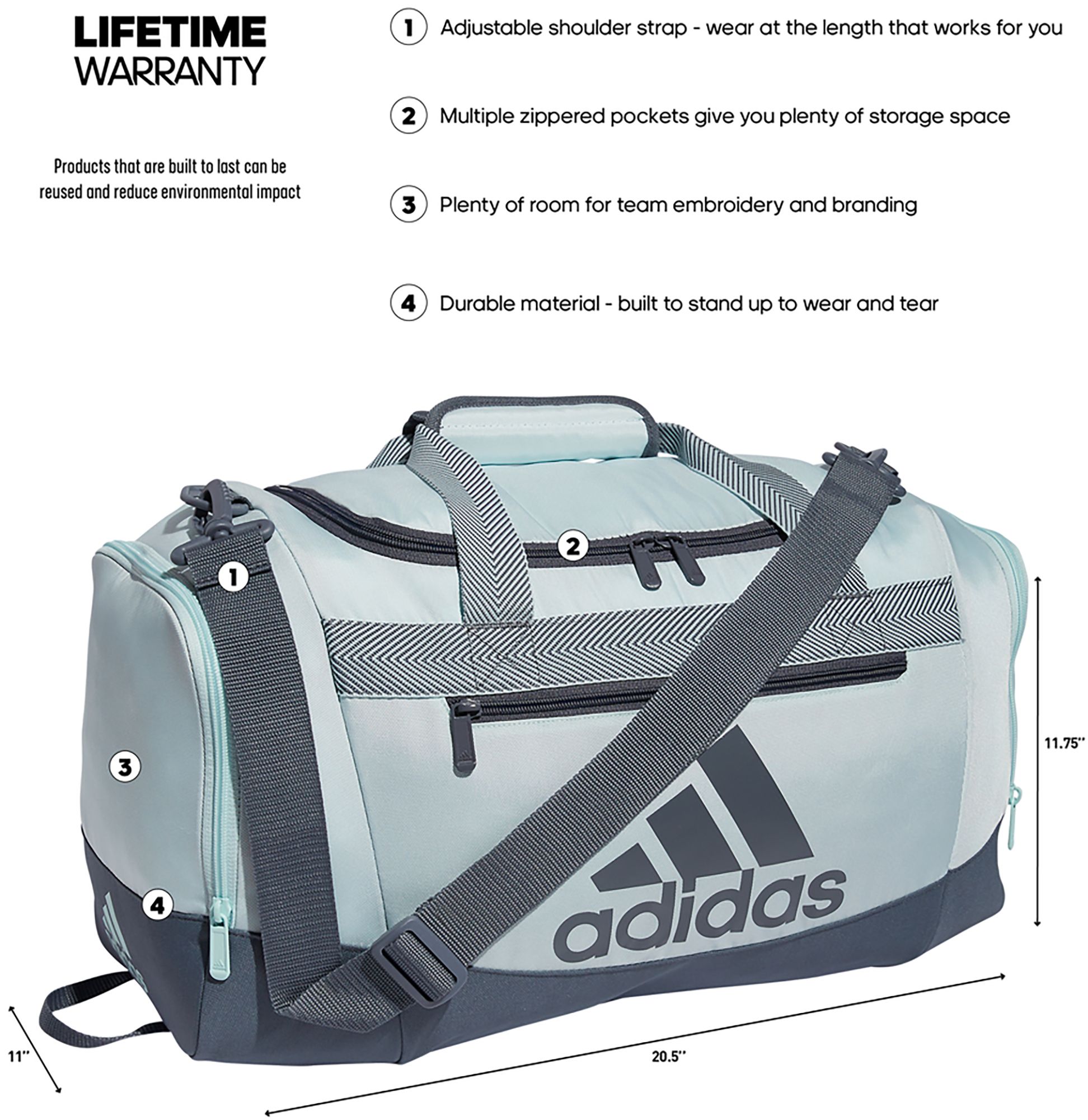 adidas Defender VI Small Duffel Bag