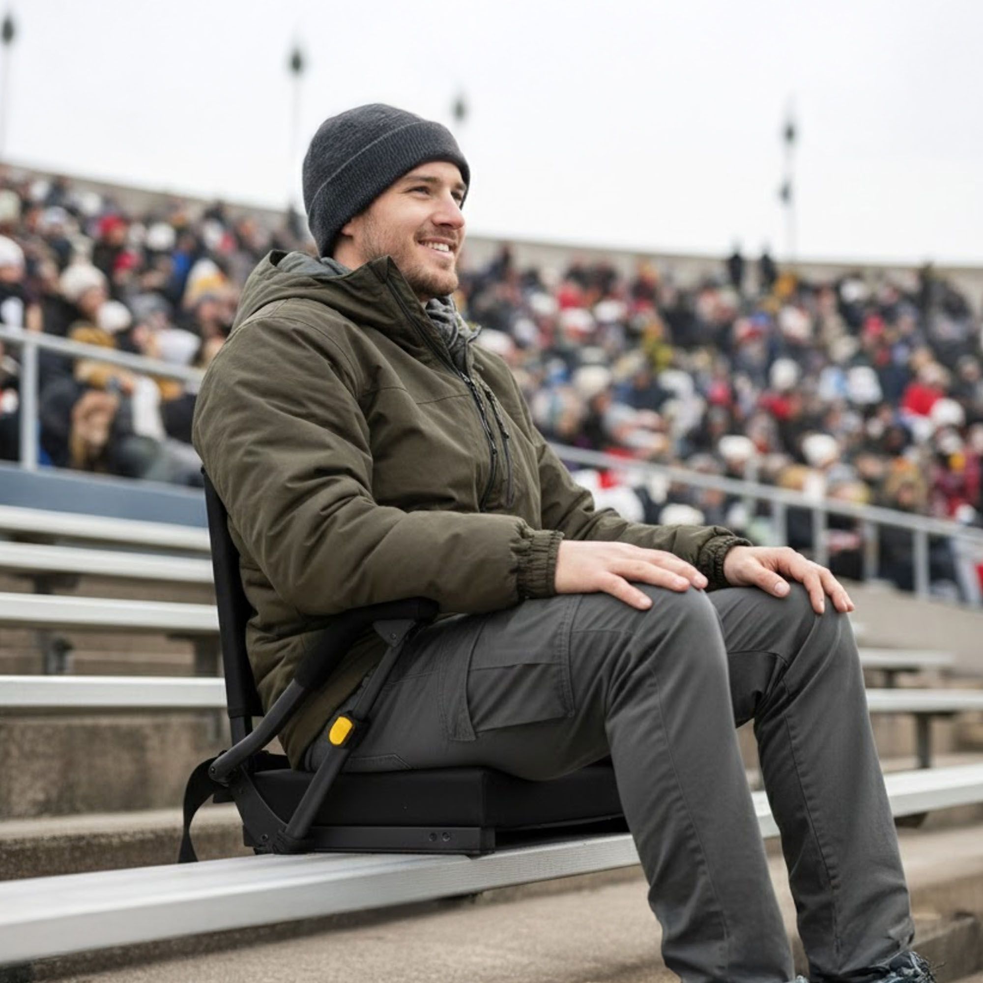 Cascade Mountain Tech Defender Pro Padded Stadium Seat with Stowable Armrests product image