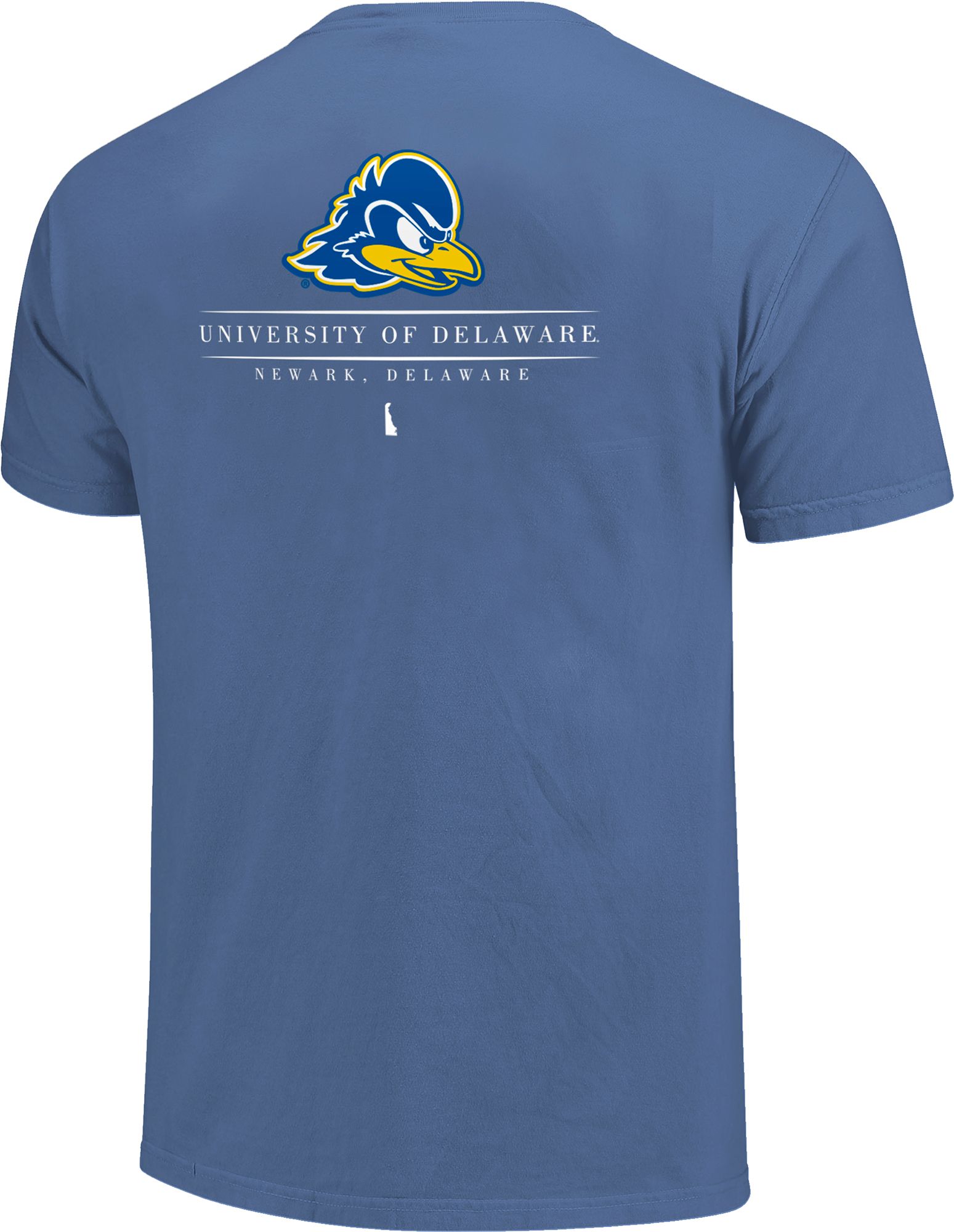 Image One Adult Delaware Fightin' Blue Hens Blue Jumbo Mascot T-Shirt product image