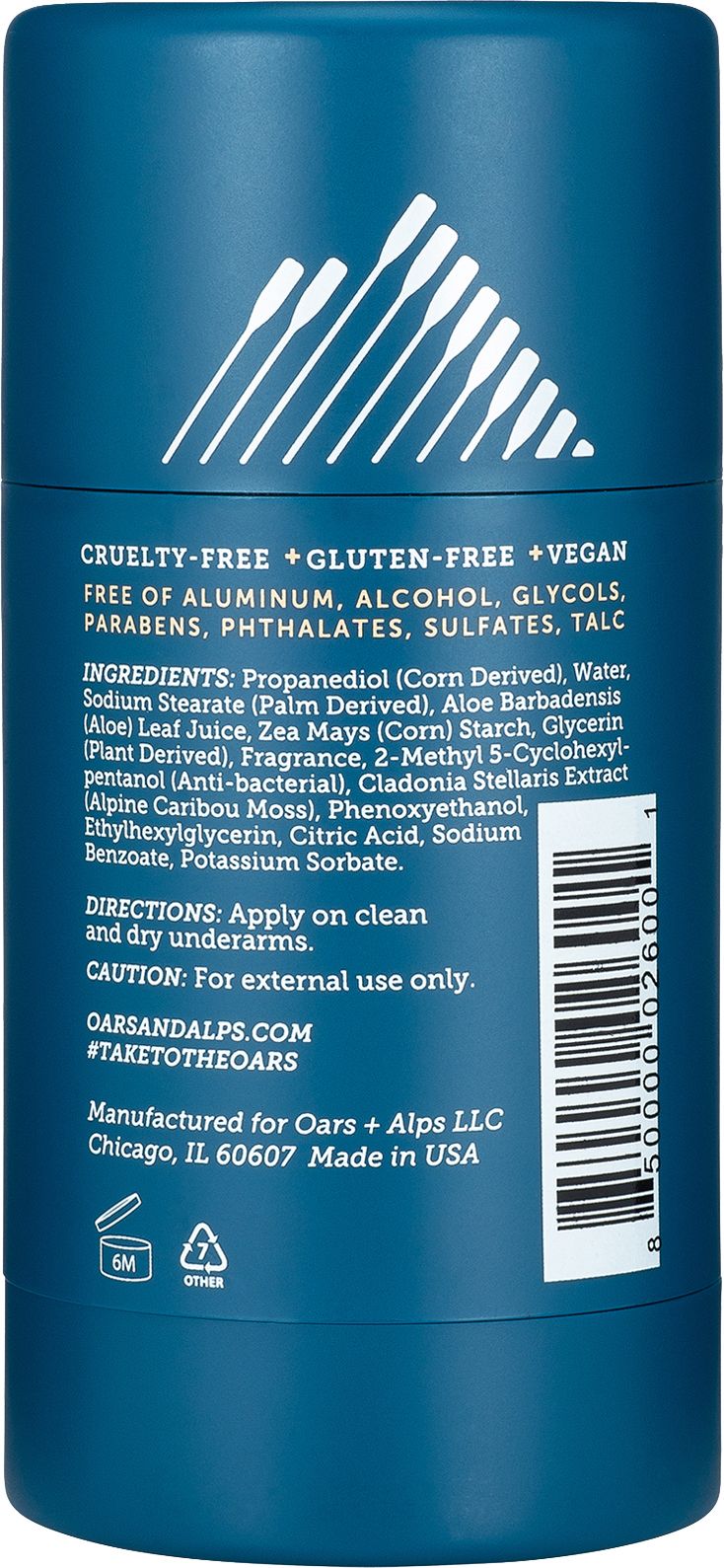 Oars + Alps Men's California Coast Natural Deodorant product image