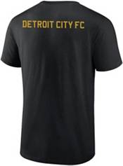 Icon Sports Group Detroit City FC 2-Hit Logo Black T-Shirt product image