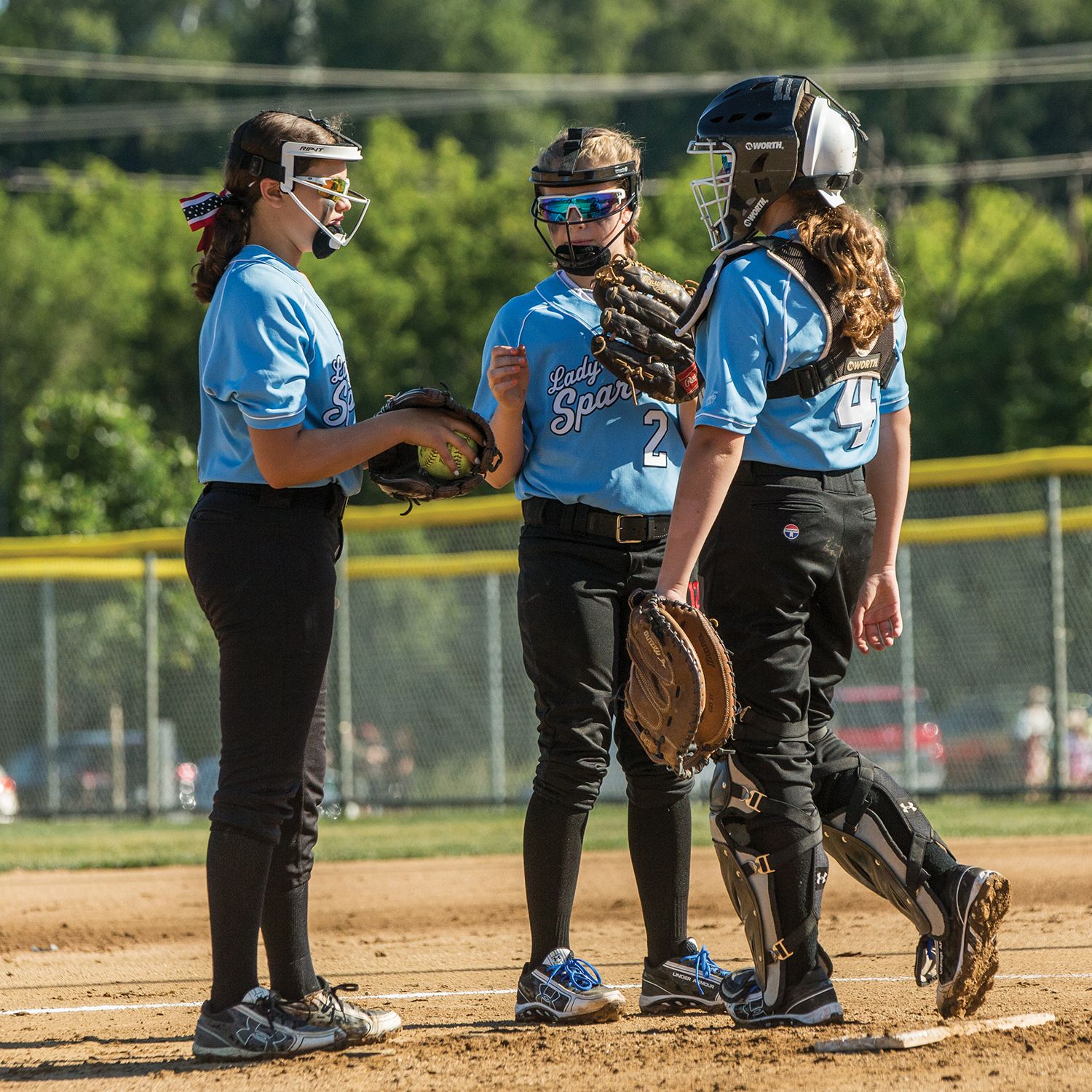 RIP-IT Youth Defense Pro Softball Fielder's Mask w/ Blackout Technology product image