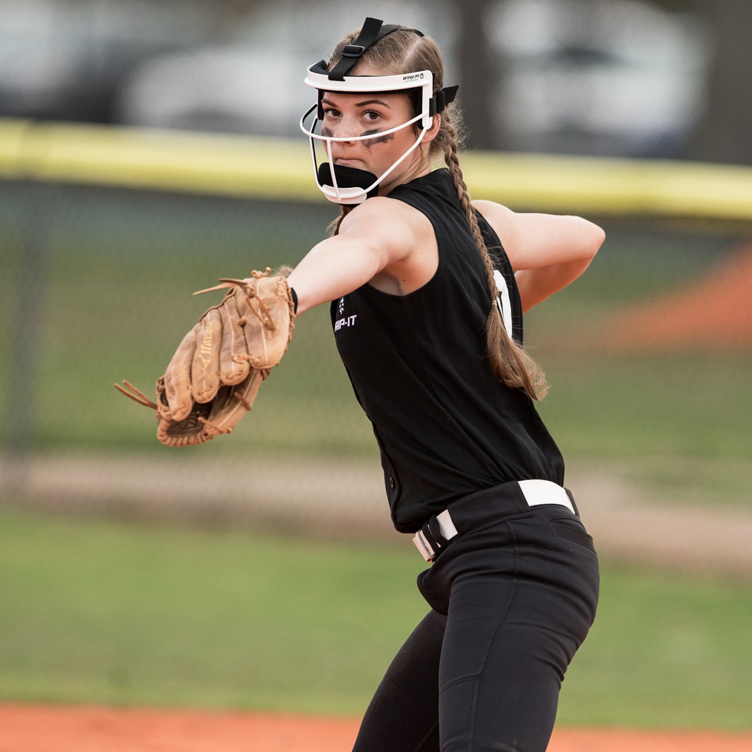 RIP-IT Youth Defense Pro Softball Fielder's Mask w/ Blackout Technology product image