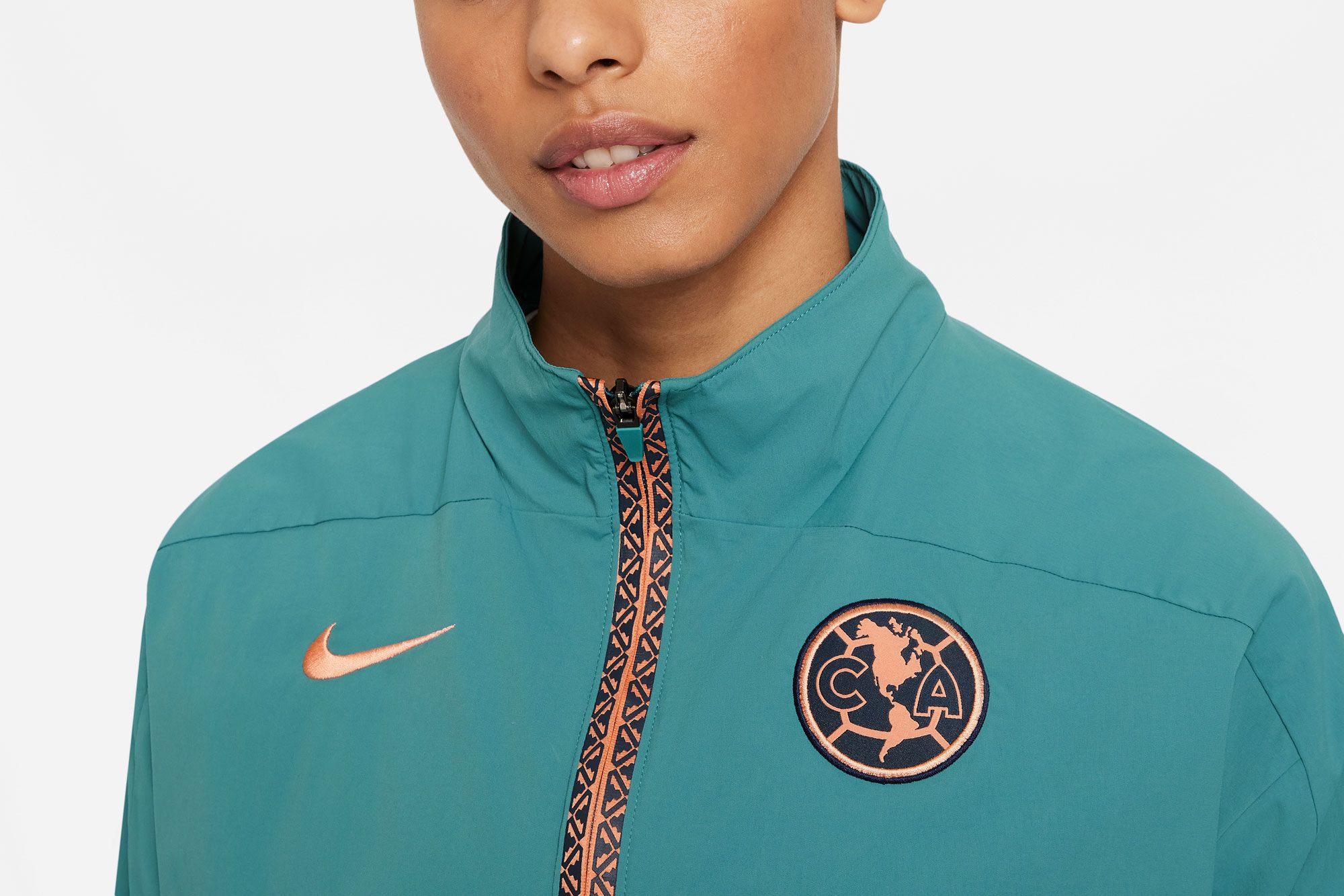 Nike Women's Club America Green Quarter-Zip Pullover Shirt product image
