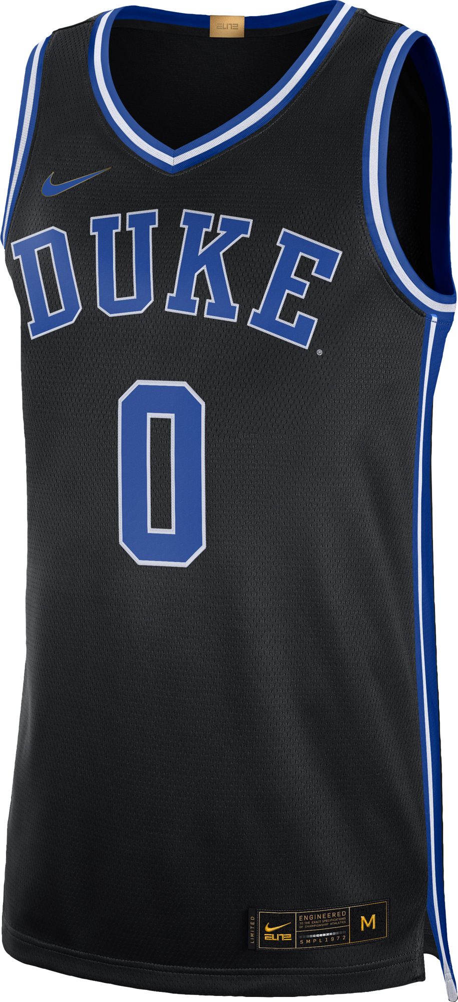 Nike Men's Duke Blue Devils Jayson Tatum #0 Black Limited Basketball Jersey product image