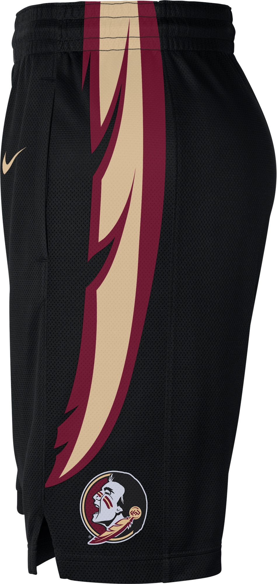Nike Men's Florida State Seminoles Replica Basketball Black Shorts product image