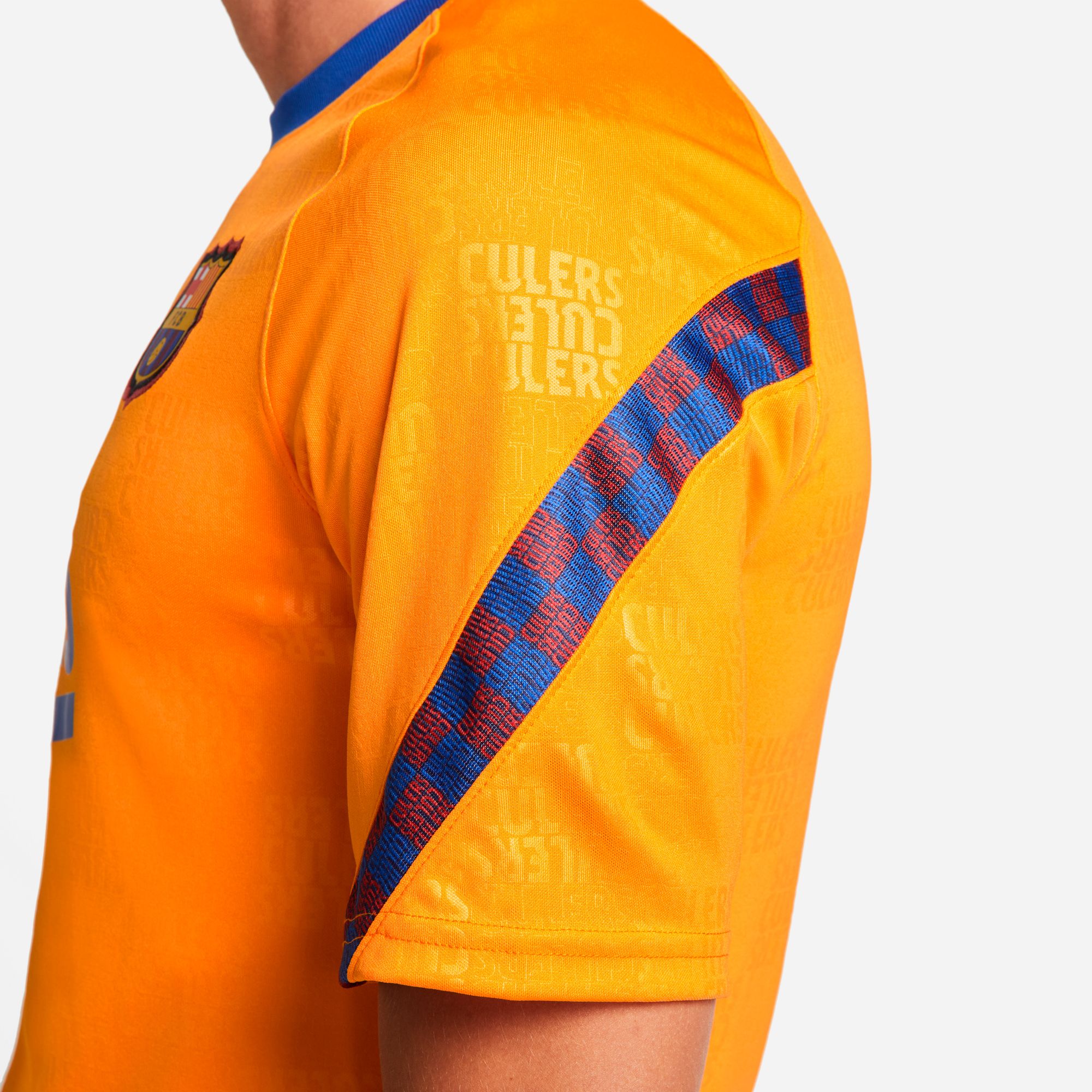 Nike FC Barcelona '21 Orange Prematch Jersey product image