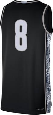 Georgetown Hoyas Air Jordan Brand Camo Basketball Jersey Mens Sz L Swingman