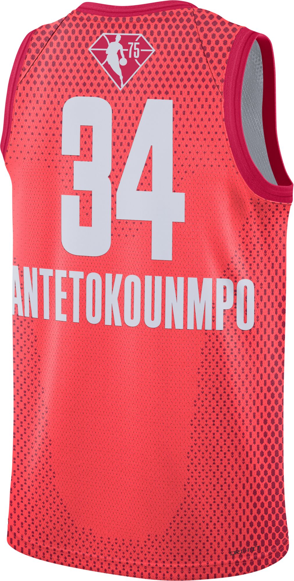 Jordan Adult 2022 NBA All-Star Game Giannis Antetokounmpo #34 Red Dri-FIT Swingman Jersey product image