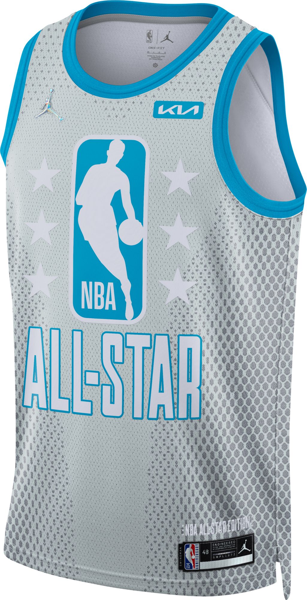 Jordan Adult 2022 NBA All-Star Game Kevin Durant #7 Gray Dri-FIT Swingman Jersey product image