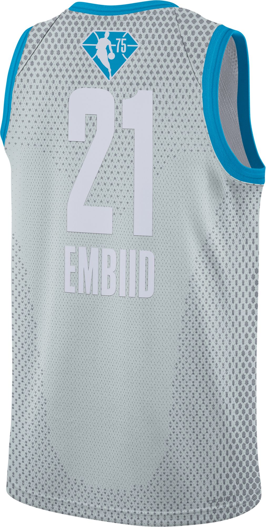 Jordan Adult 2022 NBA All-Star Game Joel Embiid #21 Gray Dri-FIT Swingman Jersey product image