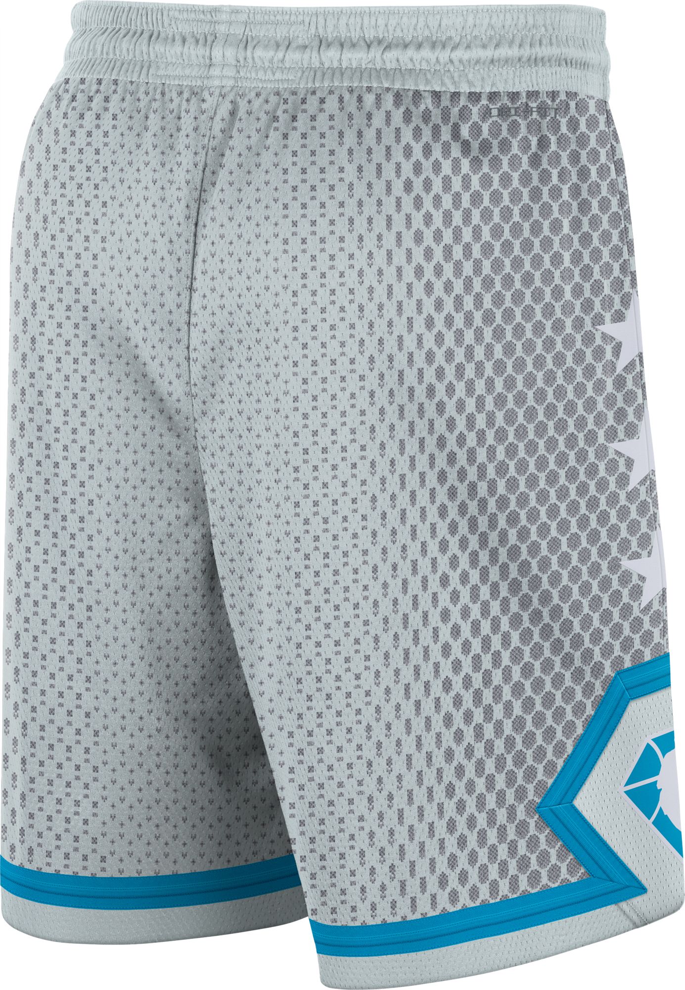 Jordan Adult 2022 NBA All-Star Game Gray Dri-Fit Swingman Shorts product image