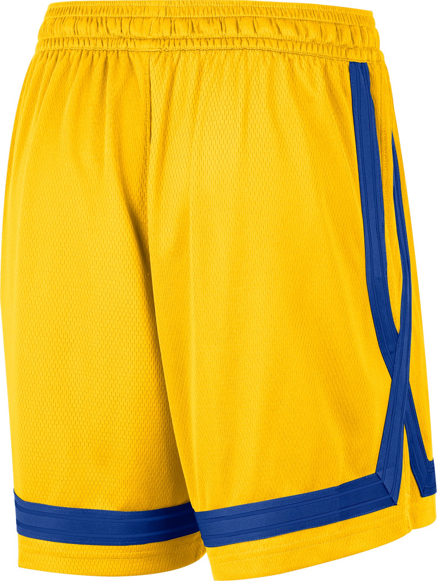 Nike Women's Golden State Warriors Yellow Courtside Shorts product image